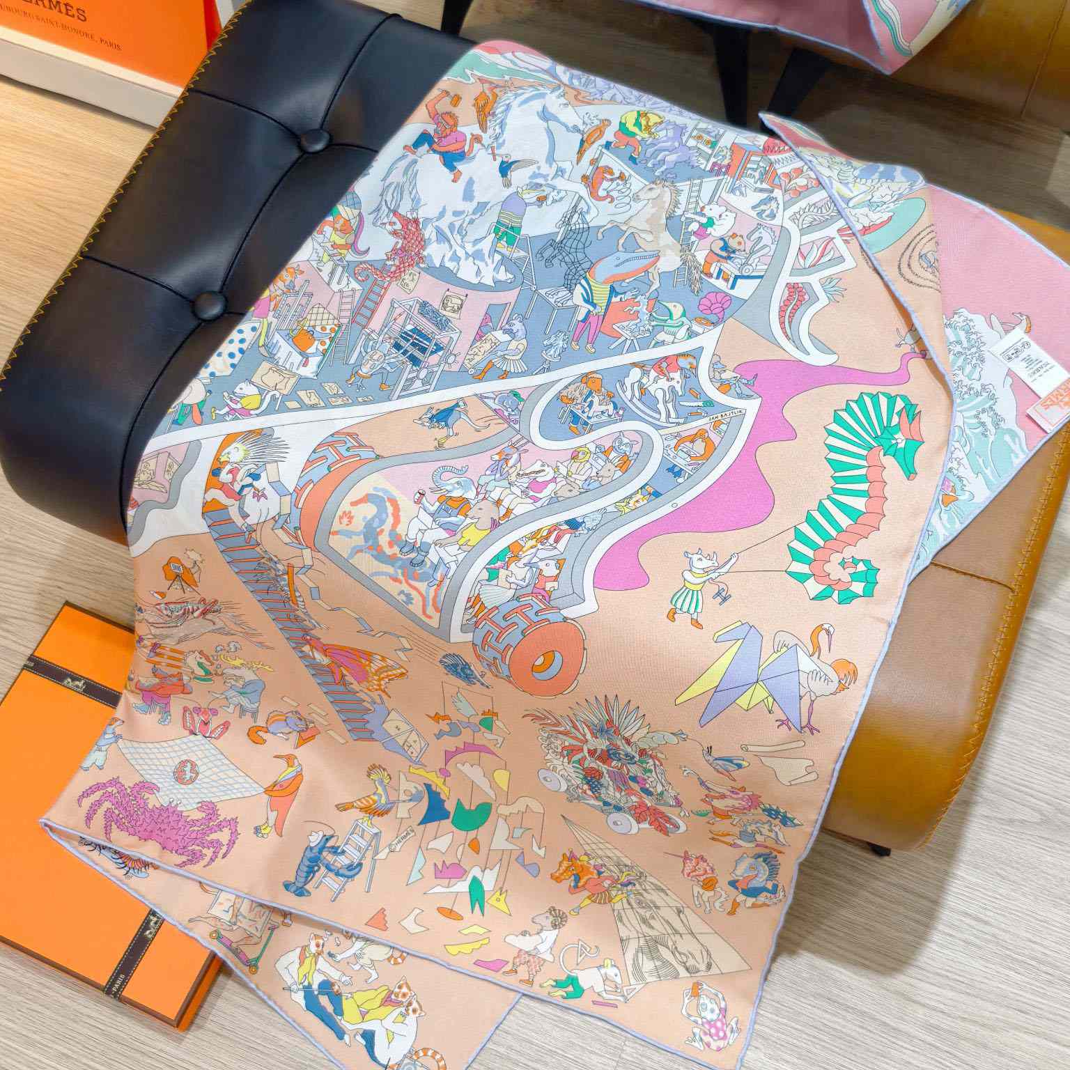 Hermes Academia Hippica Scarf 90 - FashionPlug