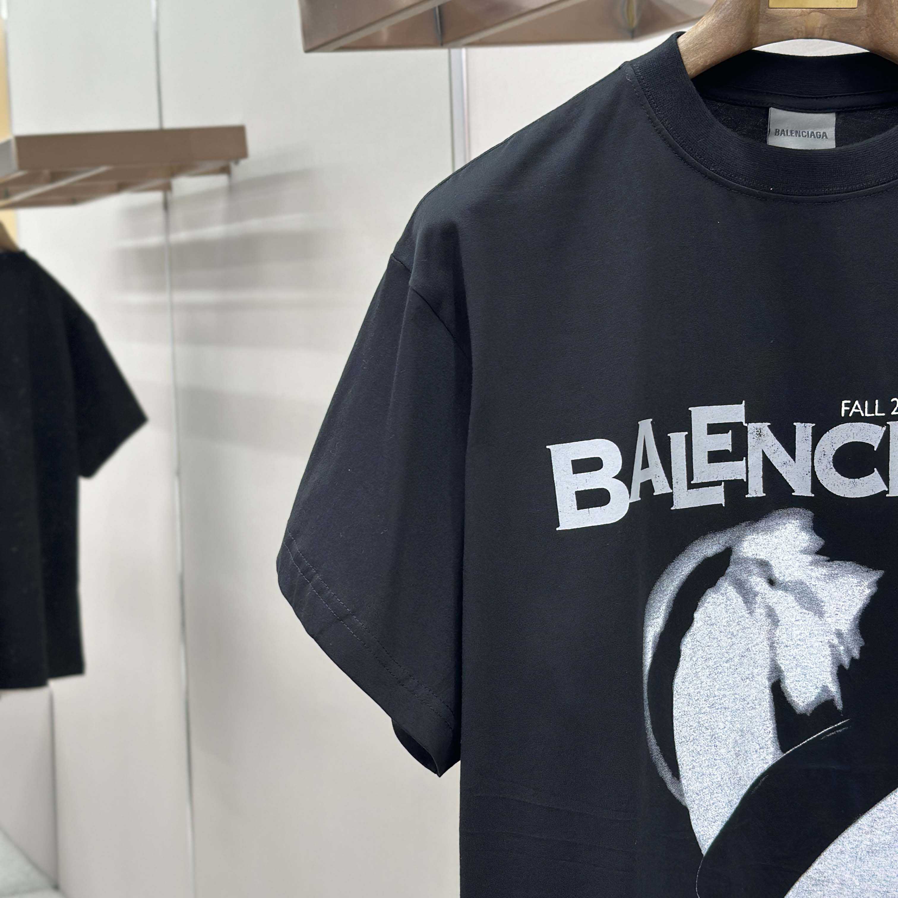Balenciaga Lady In Shades Oversized T-Shirt  - FashionPlug