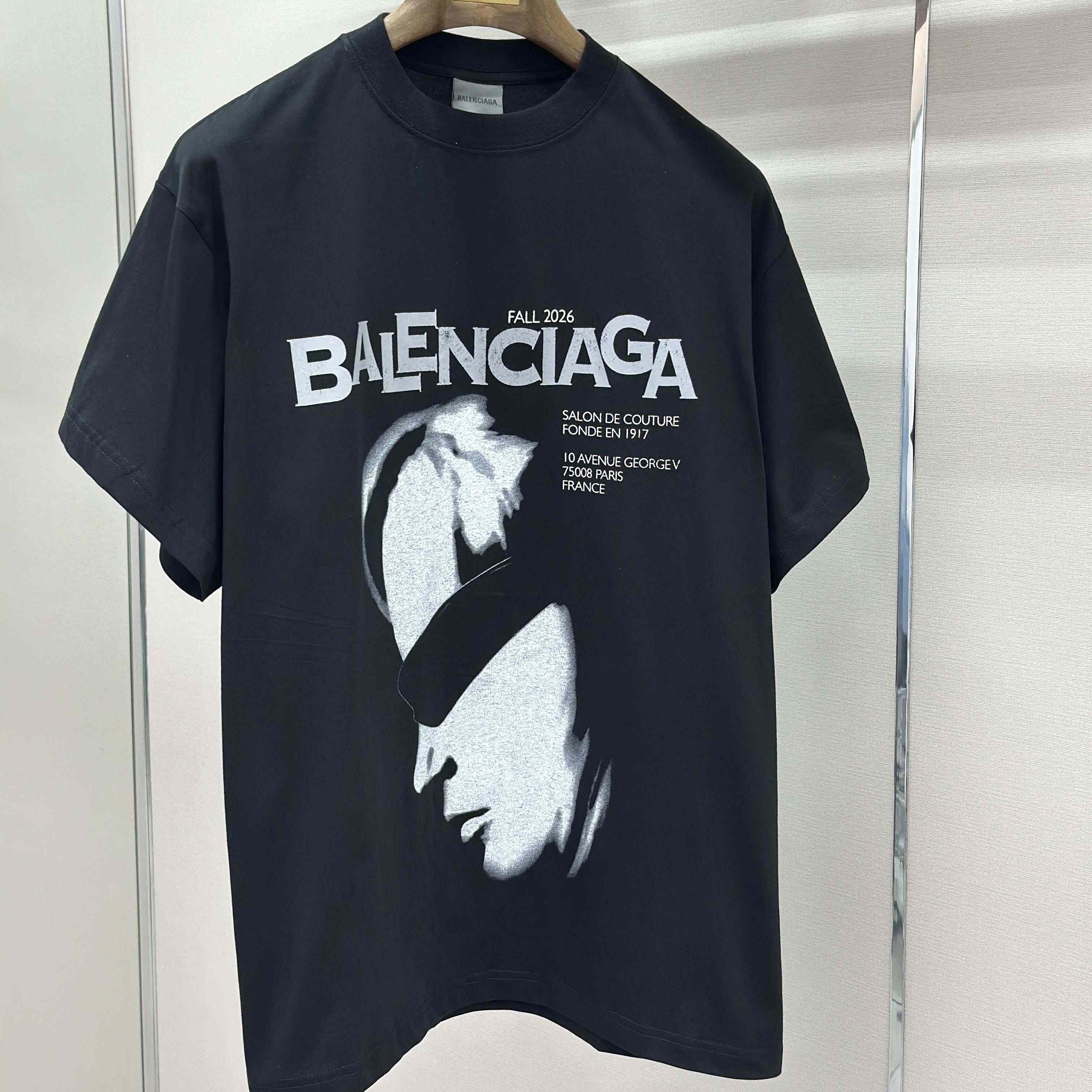 Balenciaga Lady In Shades Oversized T-Shirt  - FashionPlug