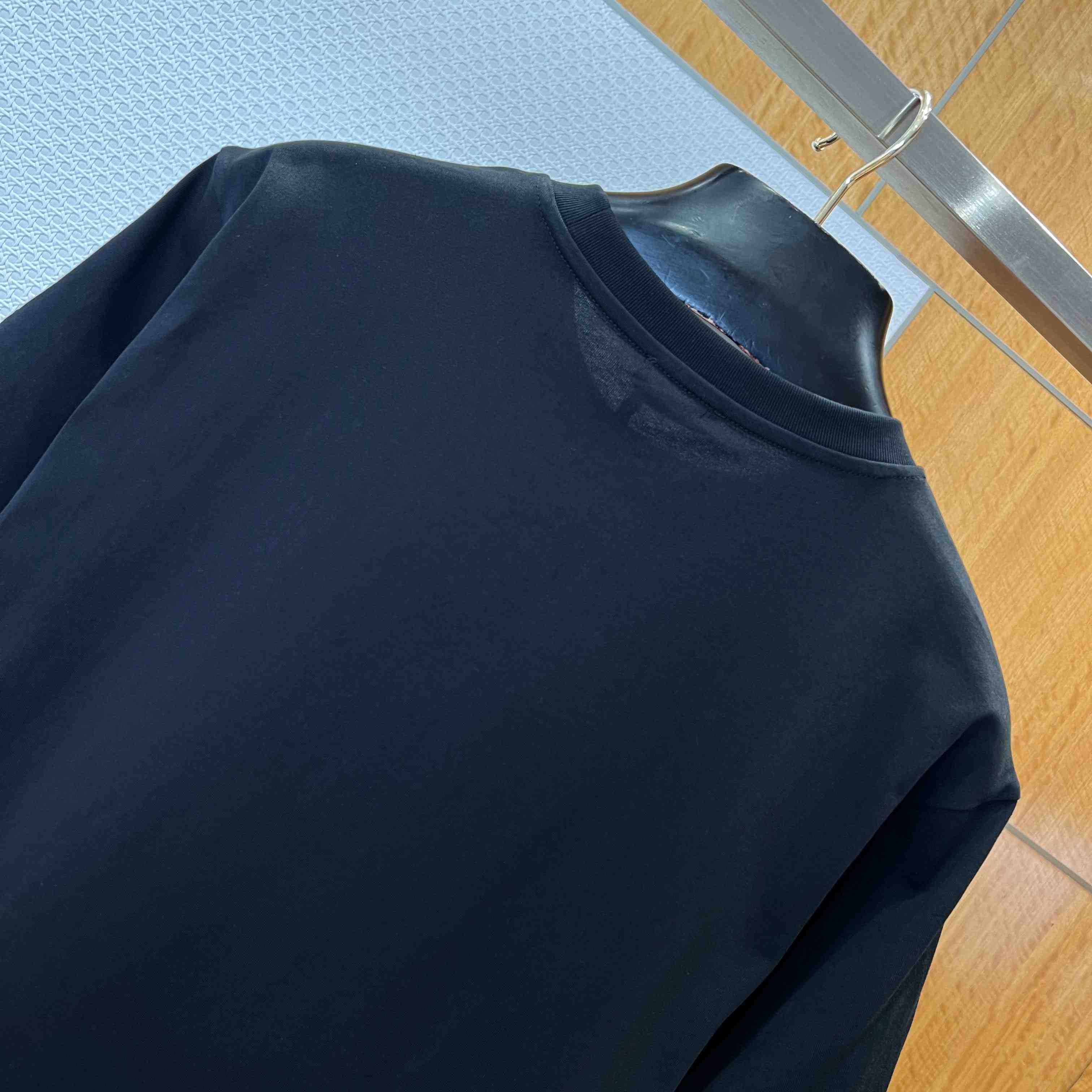 Moncler Overlapped Logo Cotton T-shirt - FashionPlug