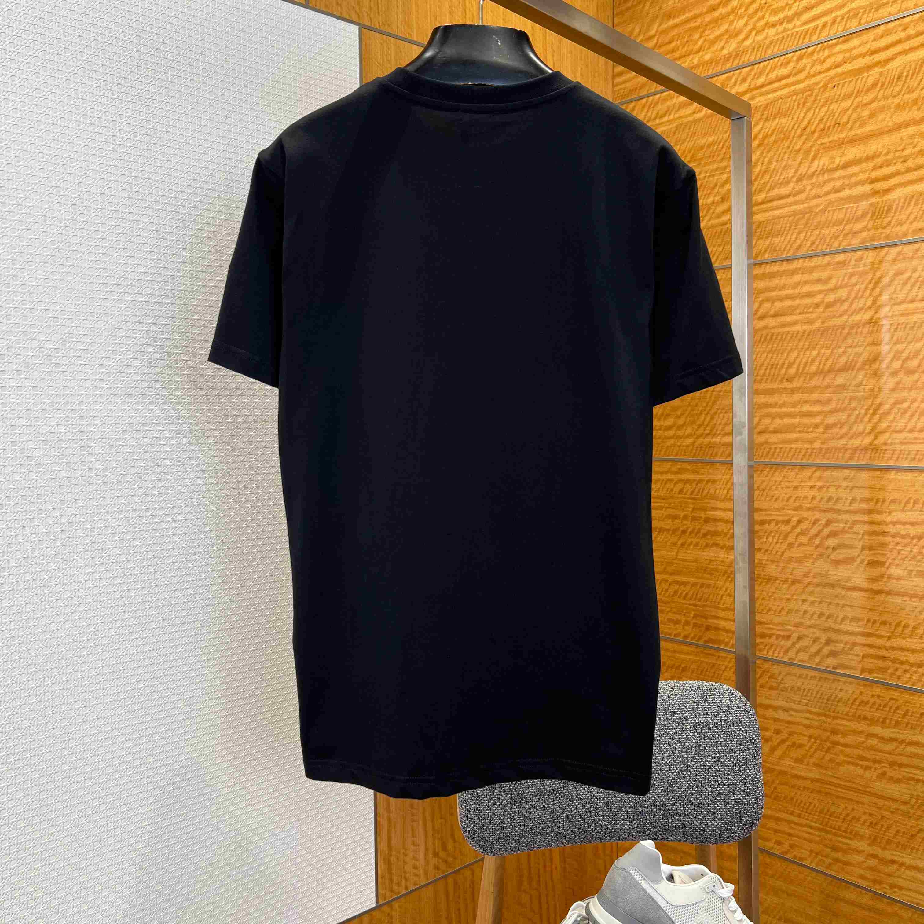 Moncler Overlapped Logo Cotton T-shirt - FashionPlug