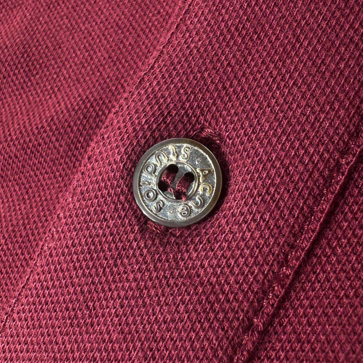 Acne Studios Washed Logo Polo - FashionPlug