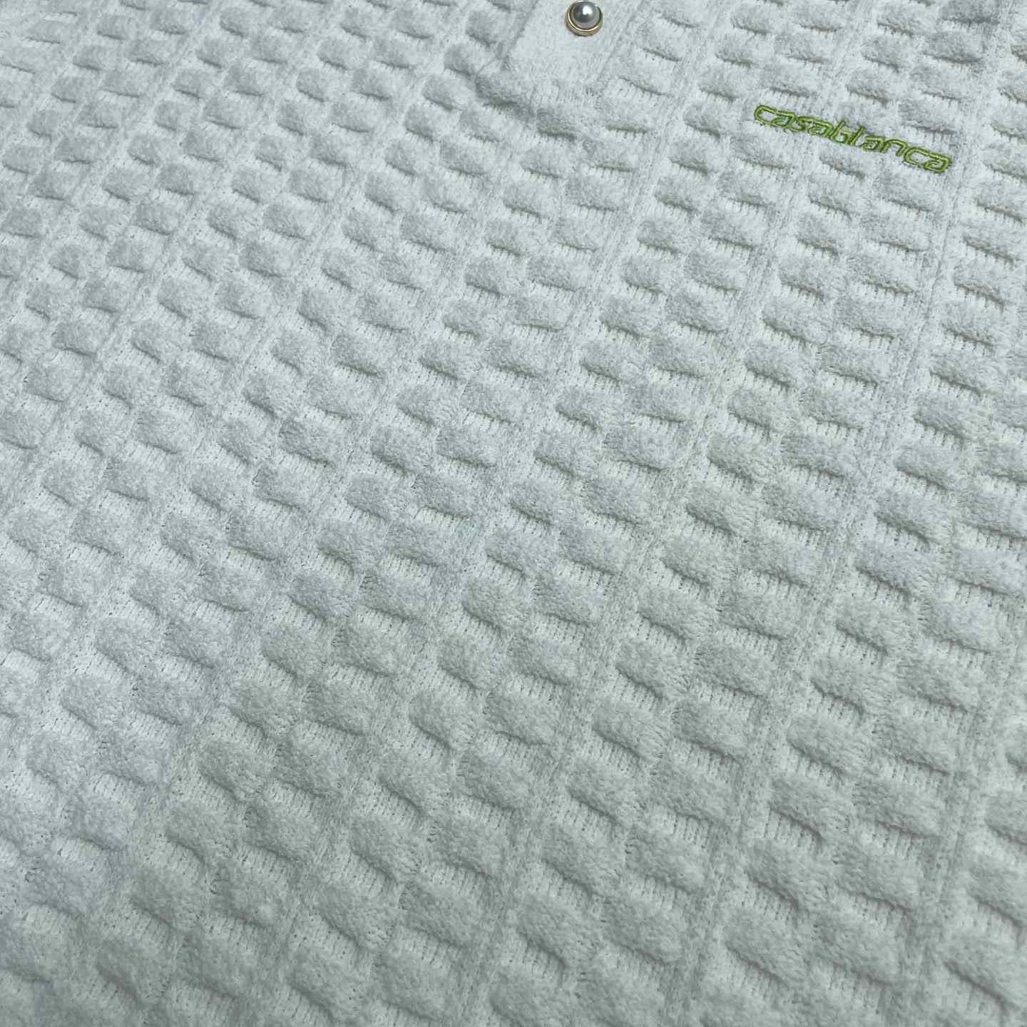 Casablanca  Tennis Boucle Polo Shirt Z6042 - FashionPlug