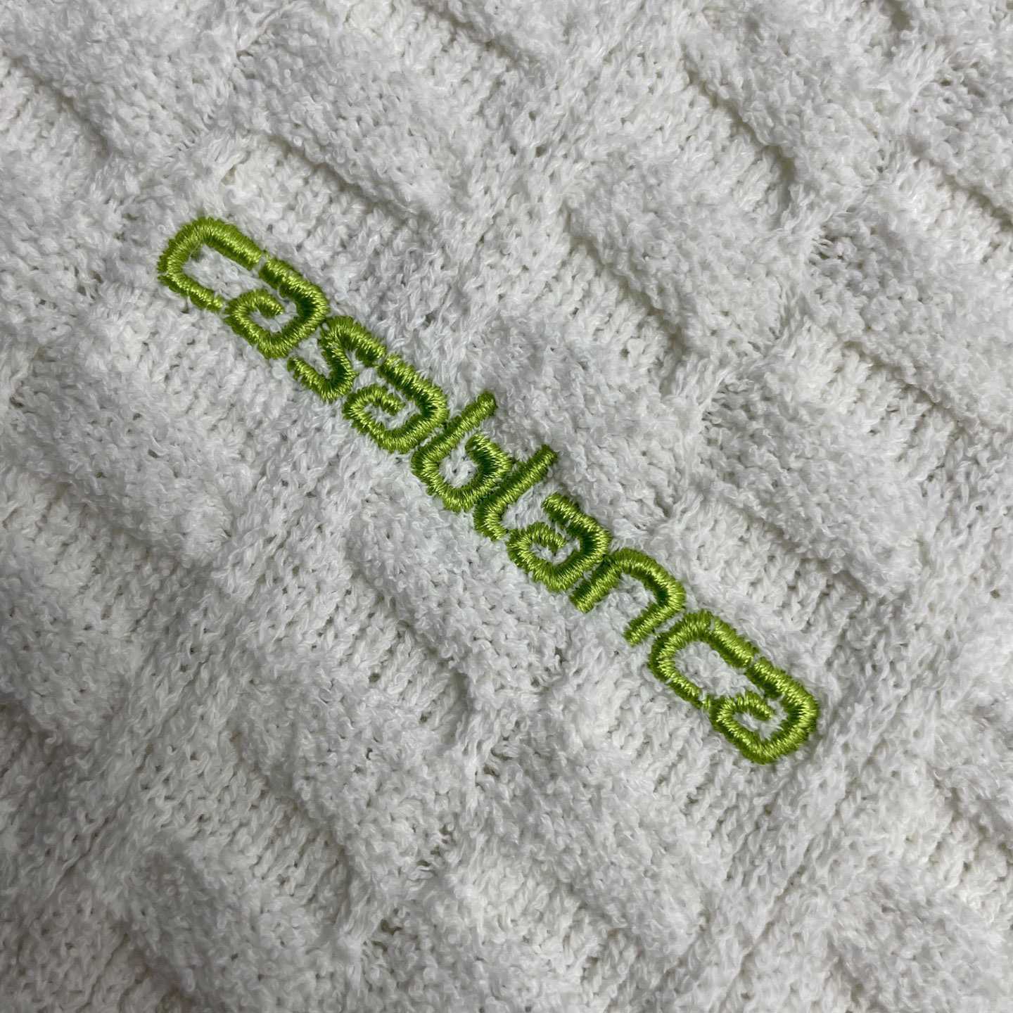 Casablanca  Tennis Boucle Polo Shirt Z6042 - FashionPlug