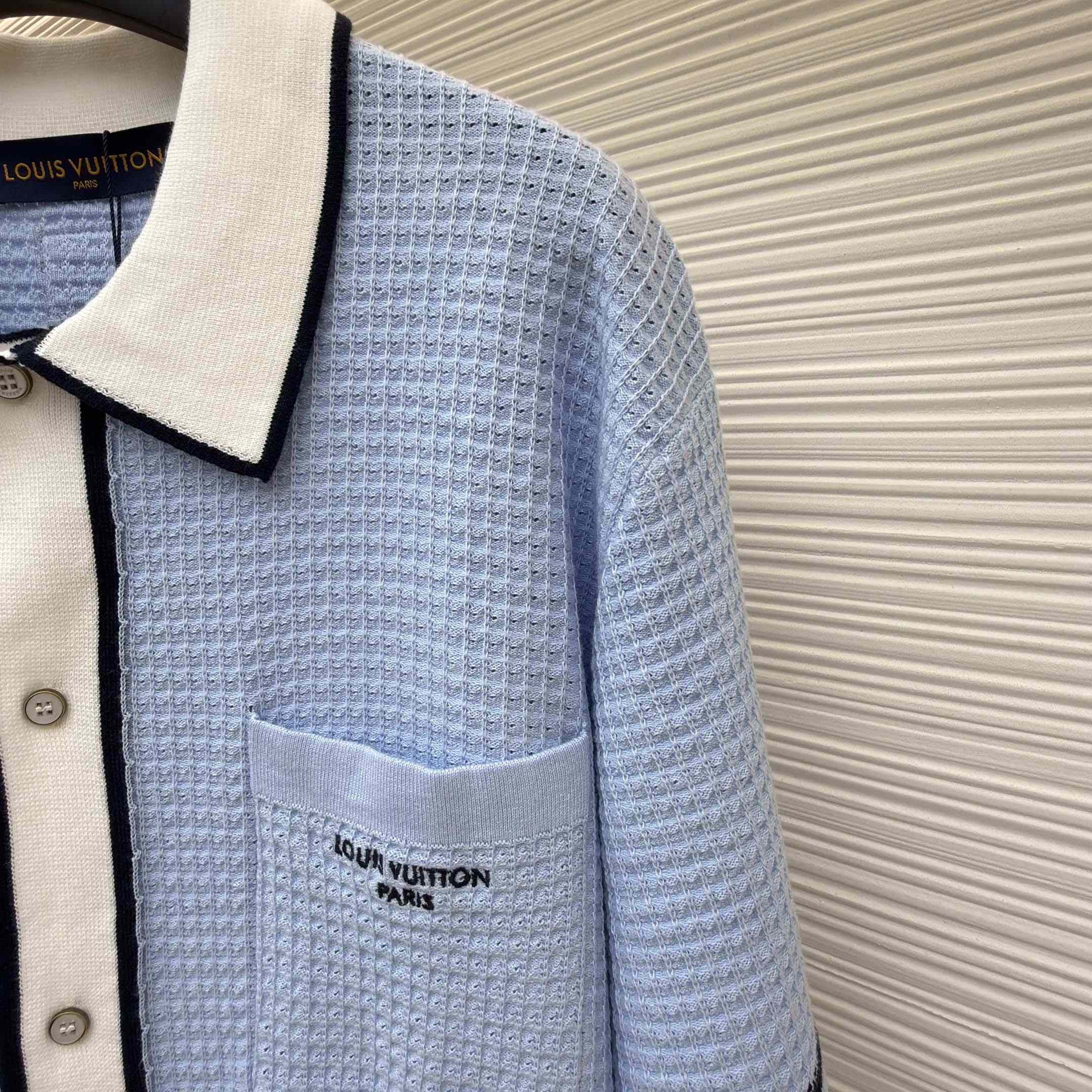 Louis Vuitton Waffle Signature Short-Sleeved Shirt   1AK6WW - FashionPlug