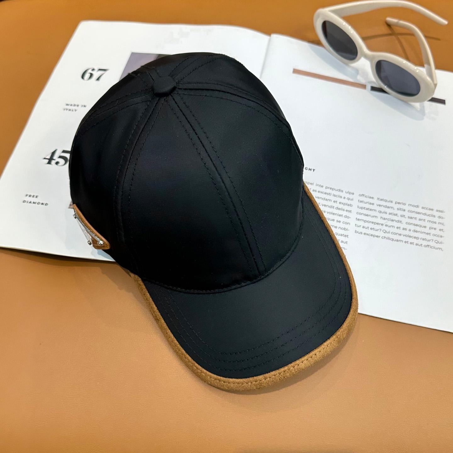 Prada Re-Nylon Baseball Cap - FashionPlug