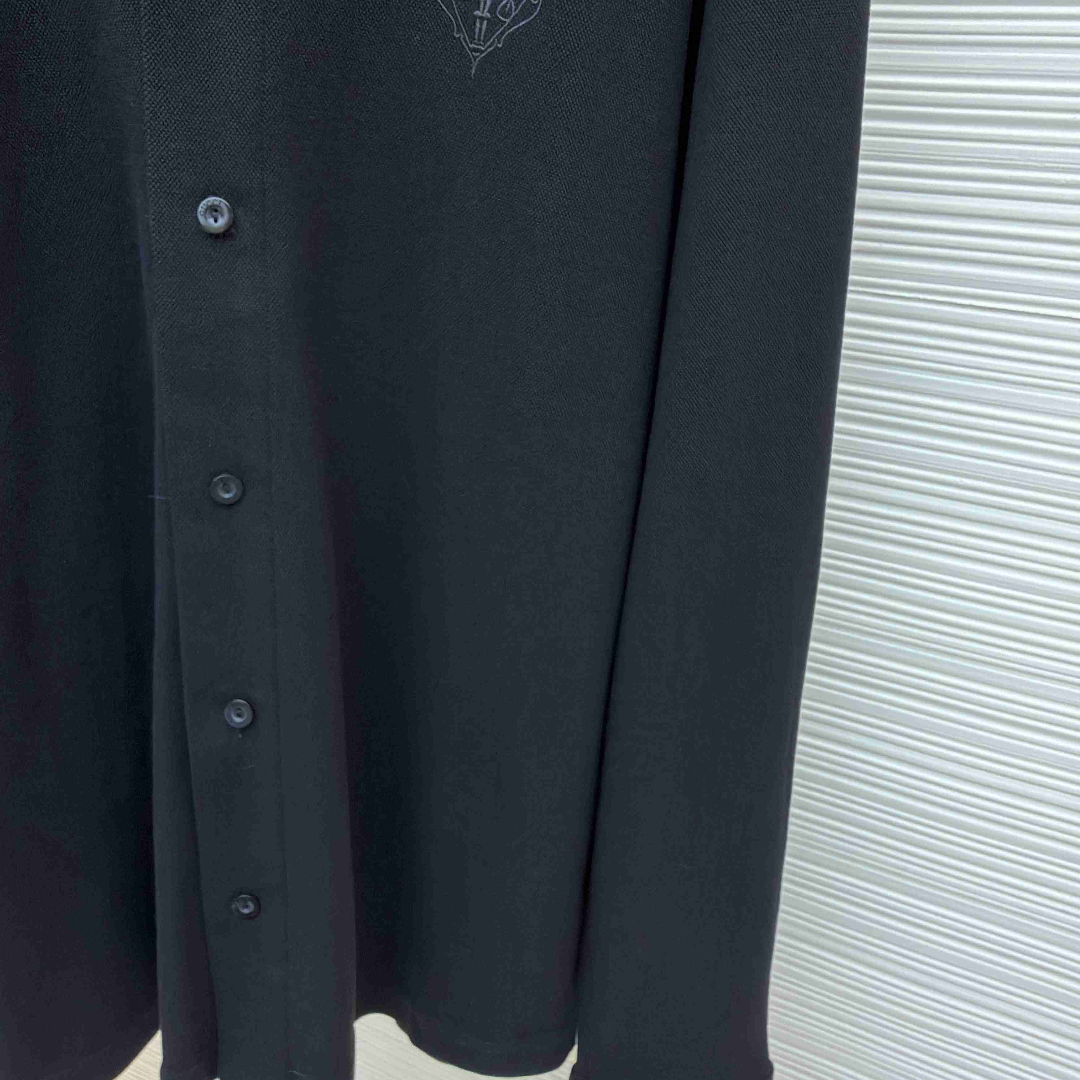 Gucci Cotton Piquet Shirt With Embroidery - FashionPlug