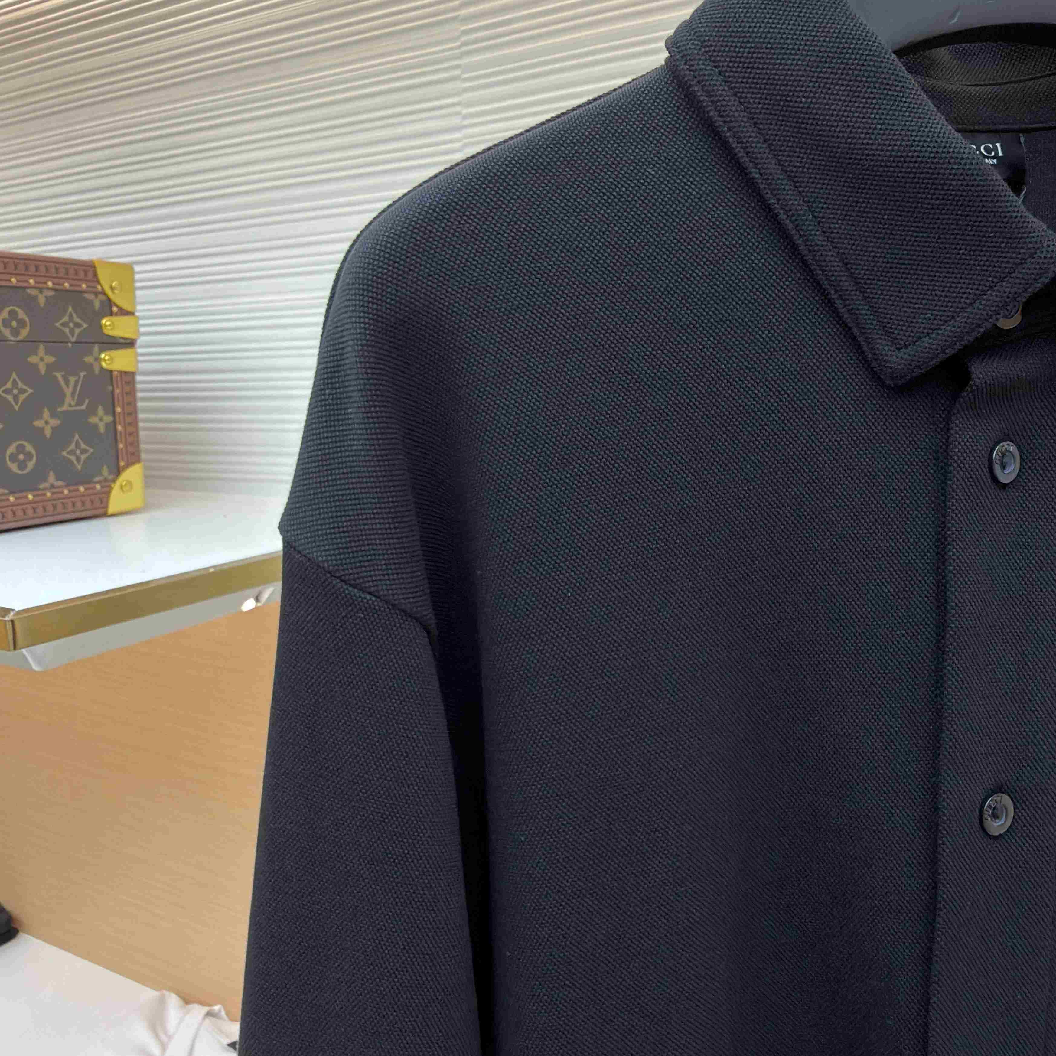 Gucci Cotton Piquet Shirt With Embroidery - FashionPlug
