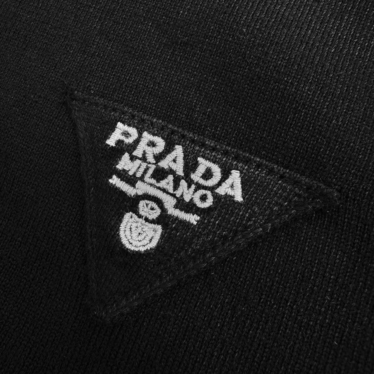 Prada Wool Polo Shirt   - FashionPlug