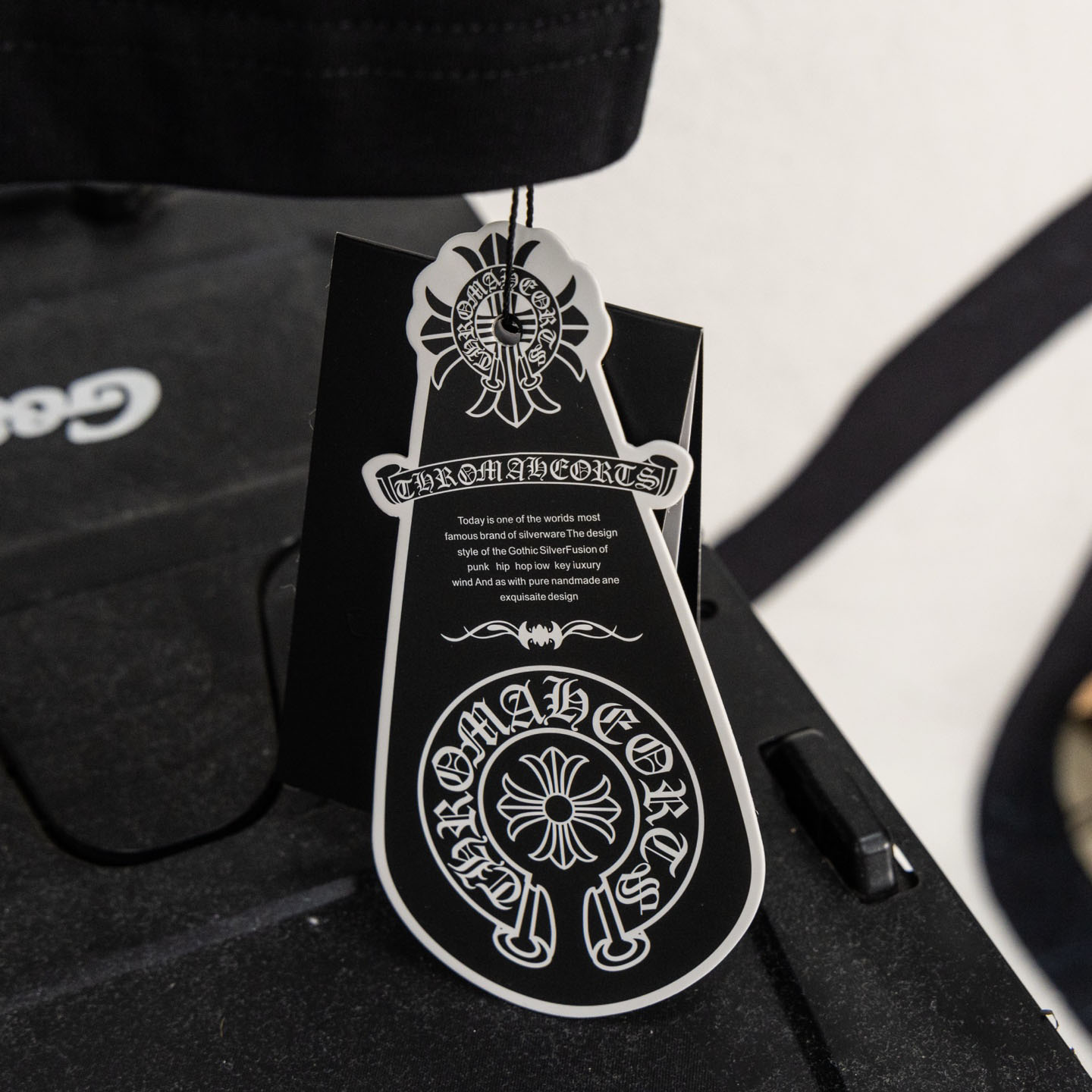 Chrome Hearts Scroll Osaka T-Shirt 'Black' - FashionPlug
