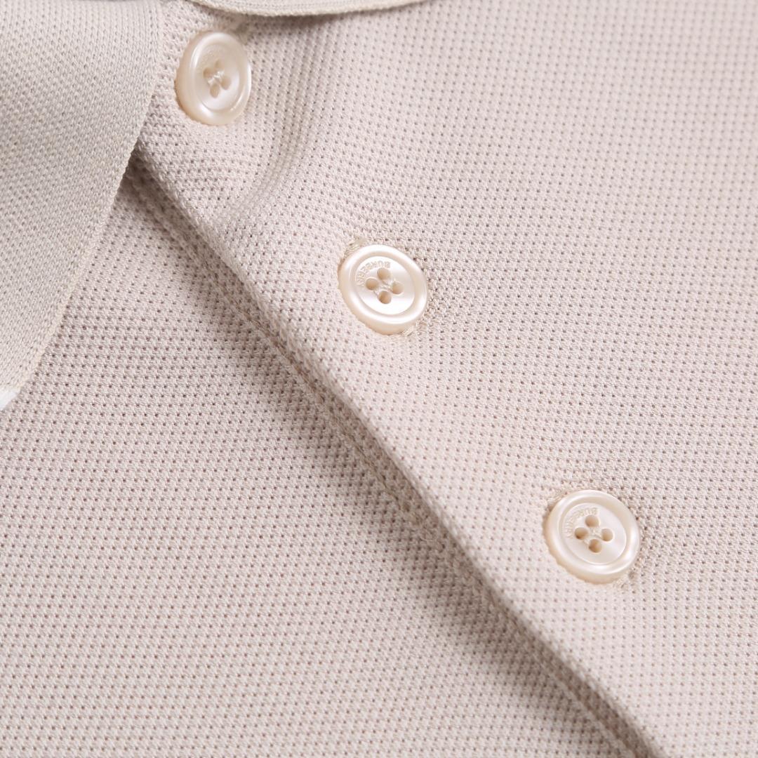 Burberry Logo Collar Cotton Polo Shirt - FashionPlug