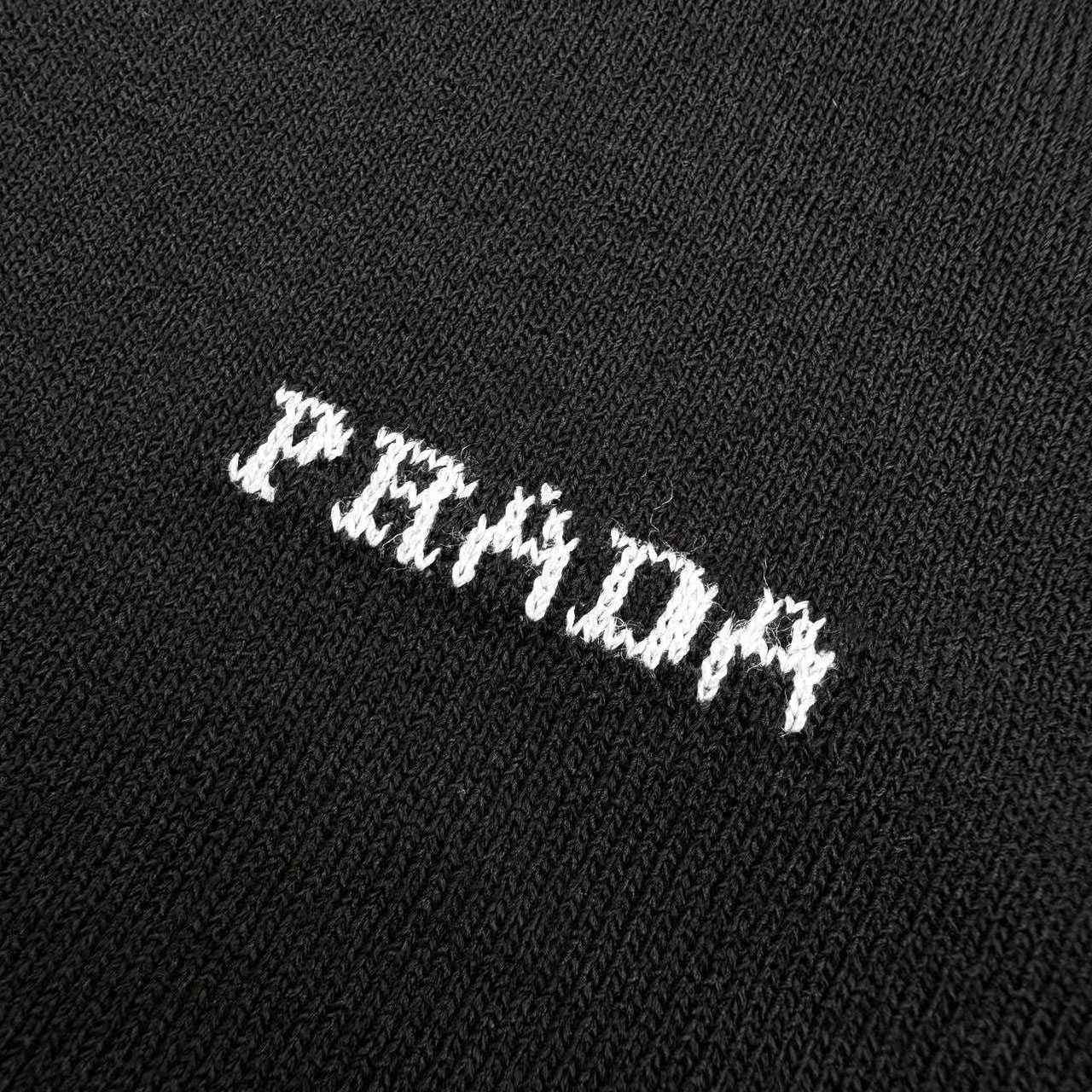 Prada Cotton Crew-Neck Sweater - FashionPlug