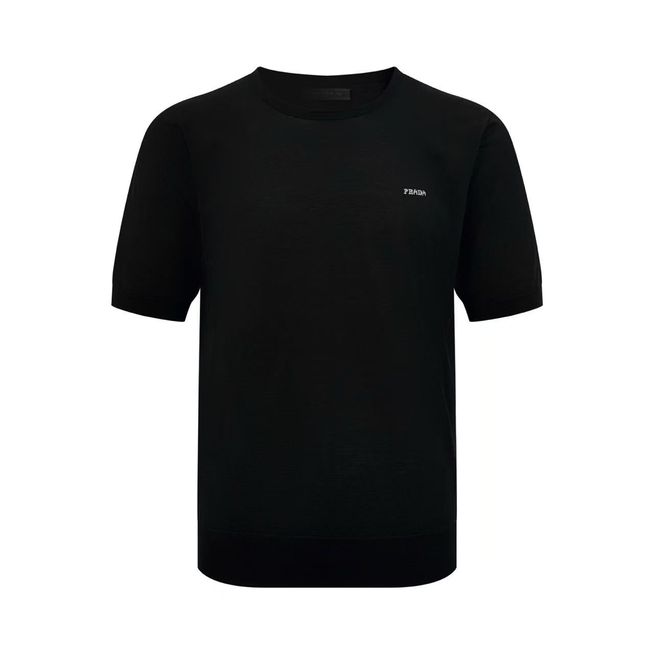 Prada Cotton Crew-Neck Sweater - FashionPlug