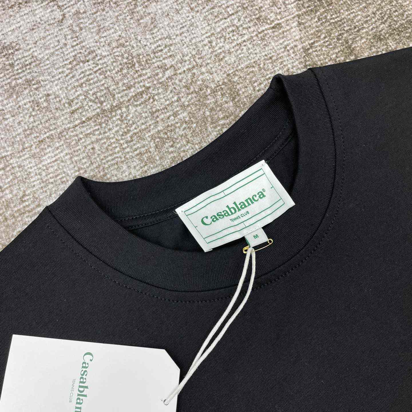 Casablanca For The Peace Gradient Printed T-Shirt 'Black' CA5072 - FashionPlug