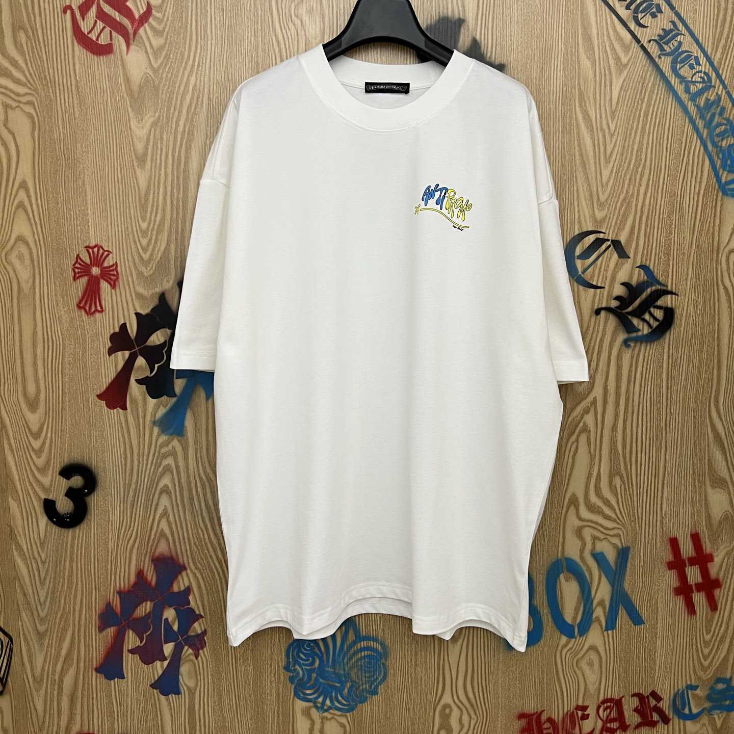 Chrome Hearts Matty Boy Anti Promo White Tee - FashionPlug