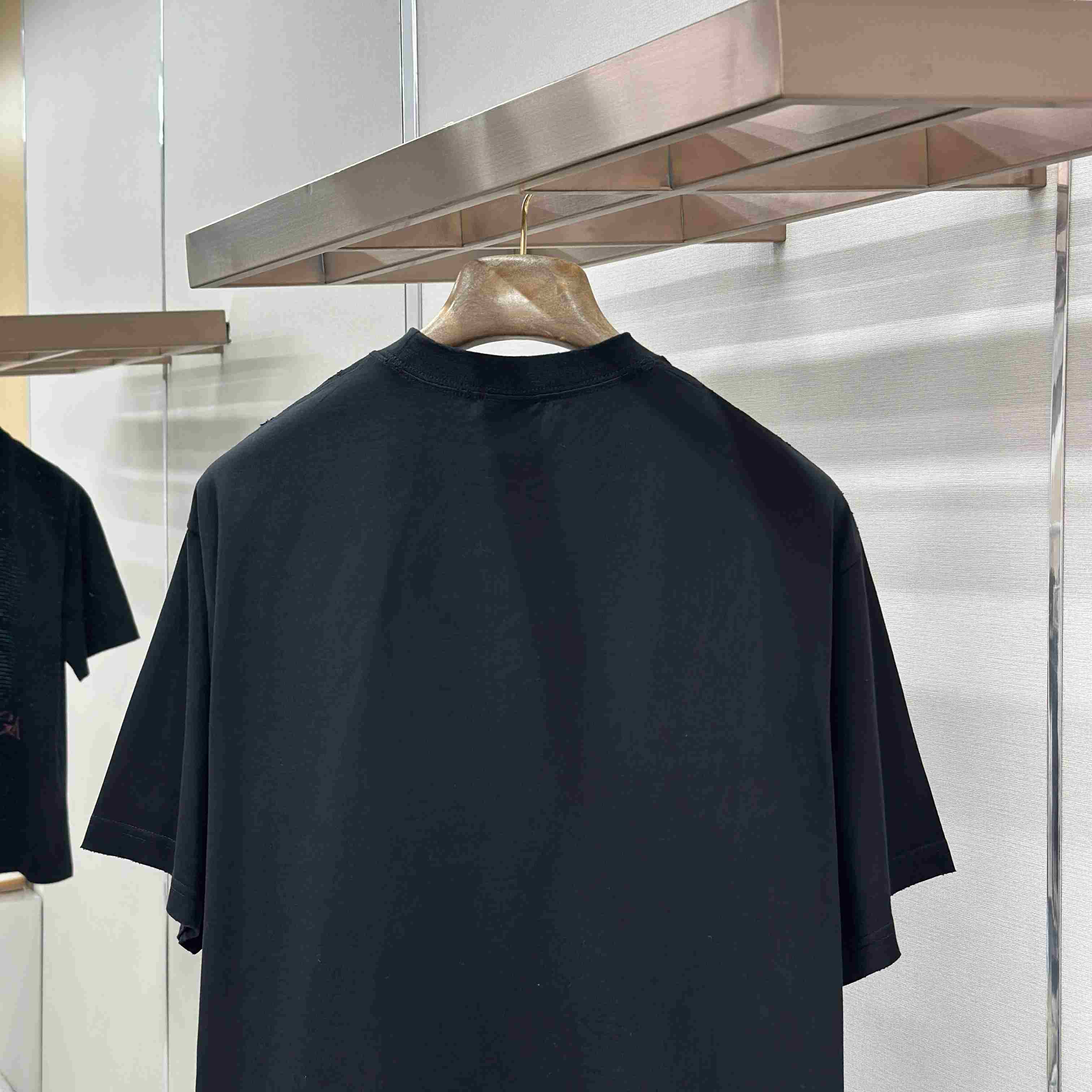 Balenciaga Printed Cotton-Jersey T-Shirt - FashionPlug