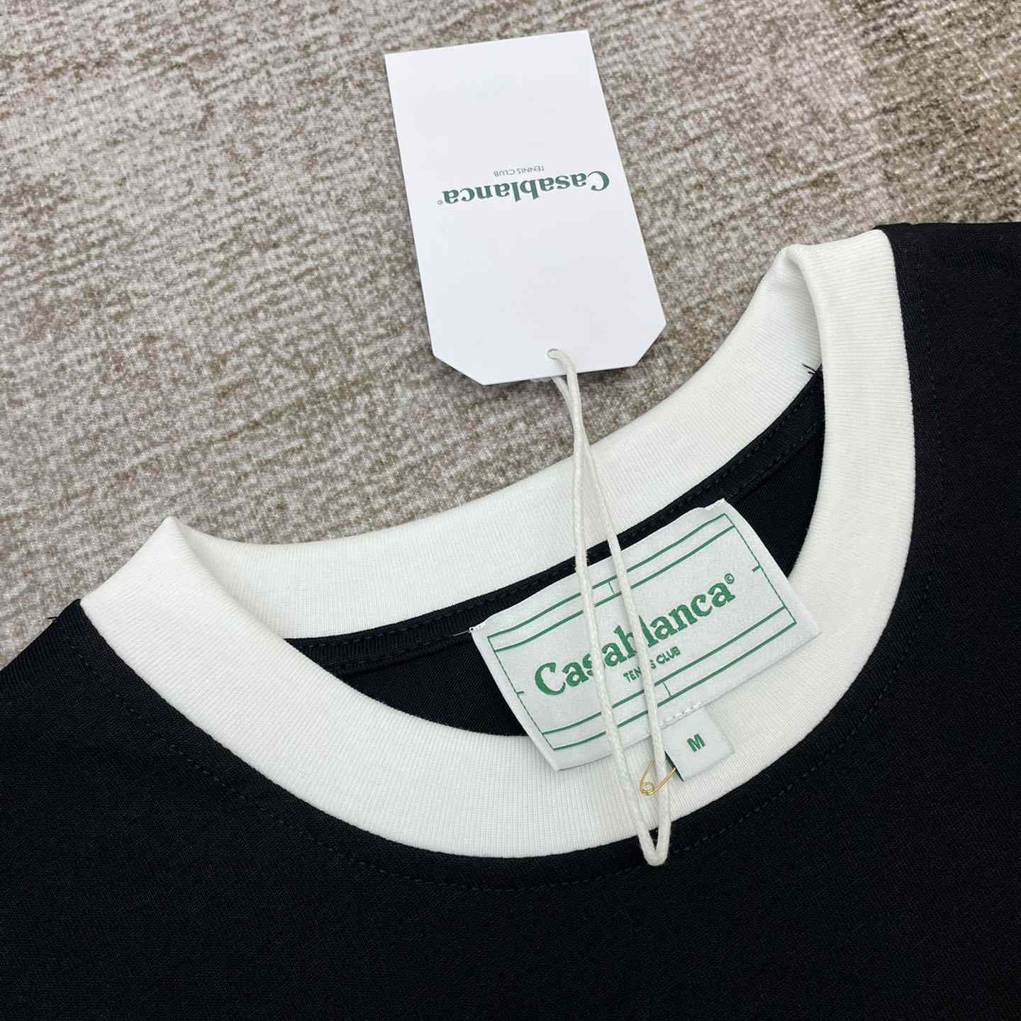 Casablanca Numeral Ringer T-Shirt C910 - FashionPlug