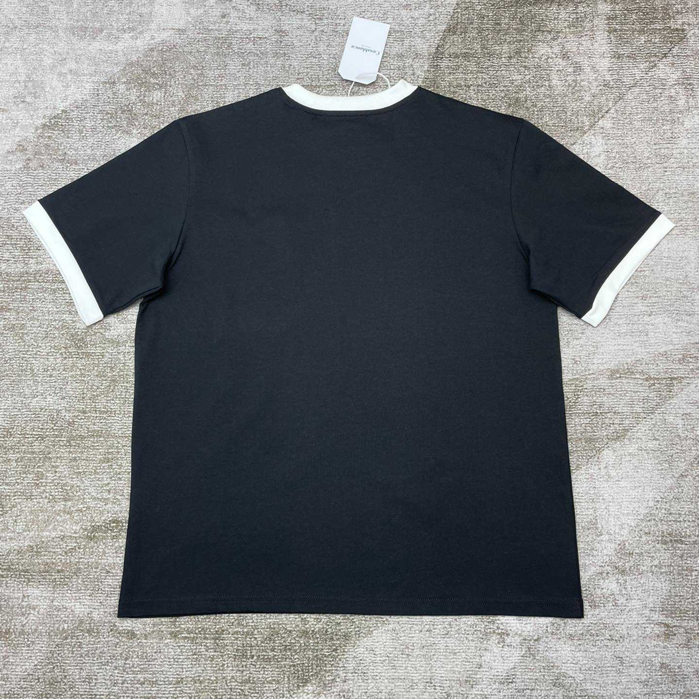Casablanca Numeral Ringer T-Shirt C910 - FashionPlug