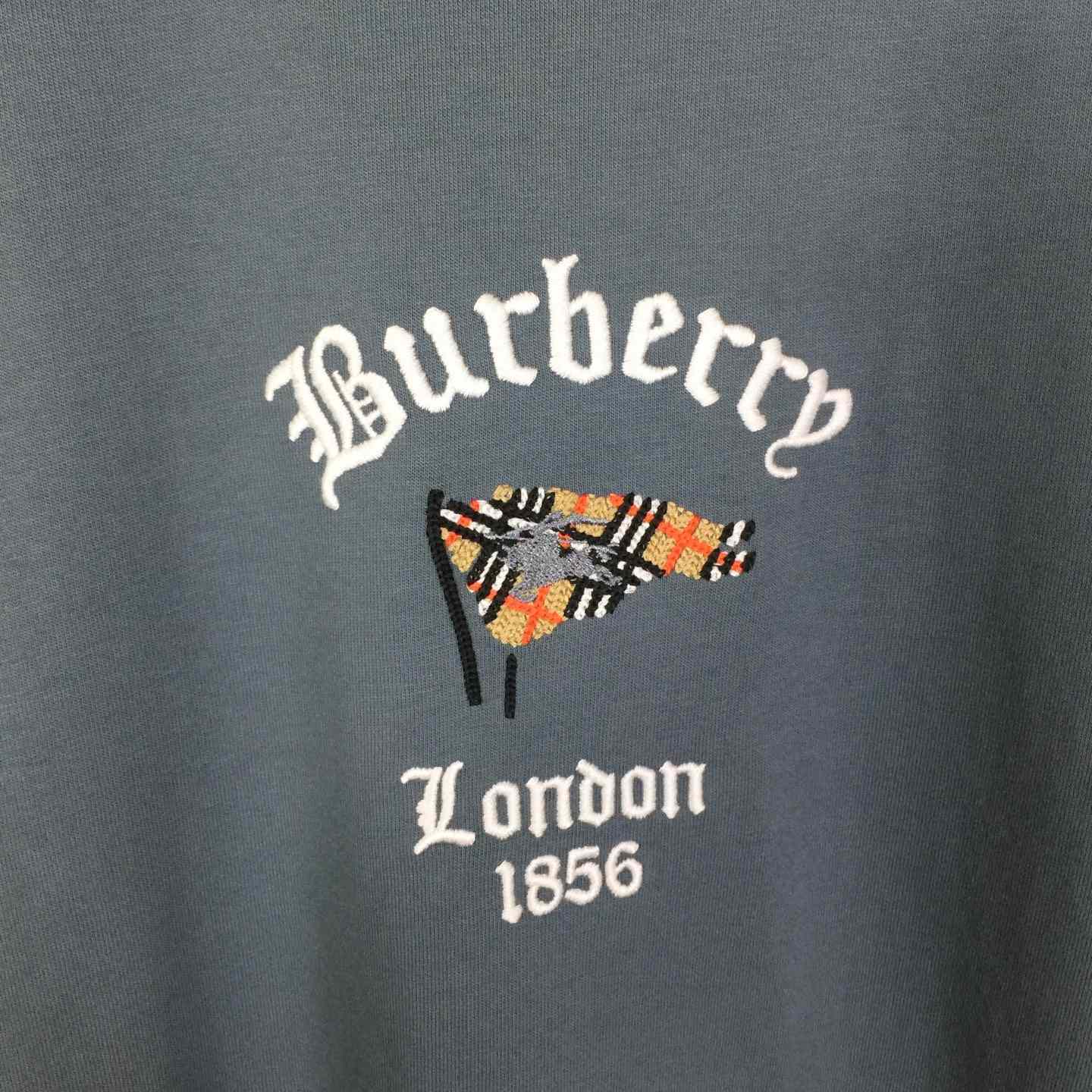 Burberry Check Flag Cotton T-shirt - FashionPlug