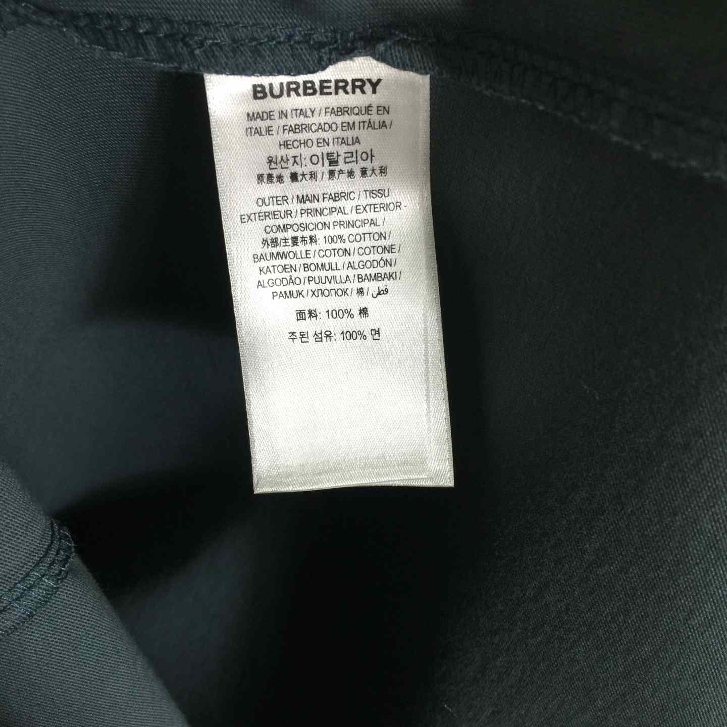 Burberry Check Flag Cotton T-shirt - FashionPlug