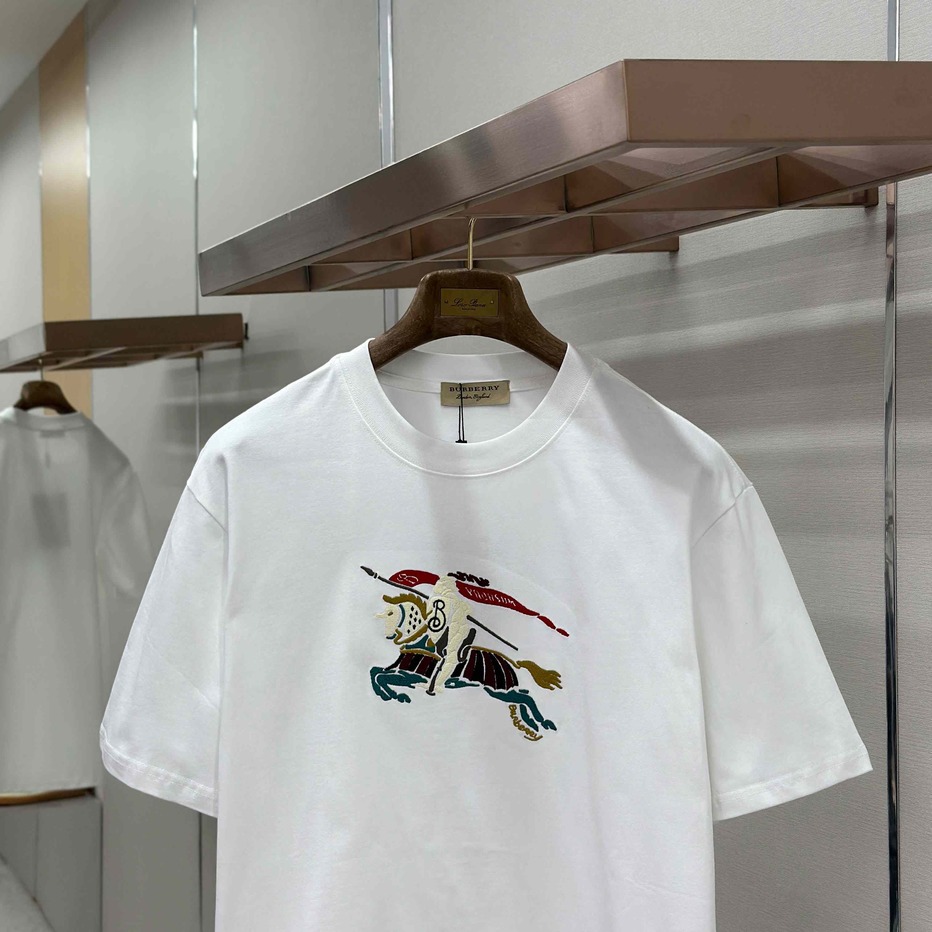 Burberry Knight Cotton T-shirt - FashionPlug