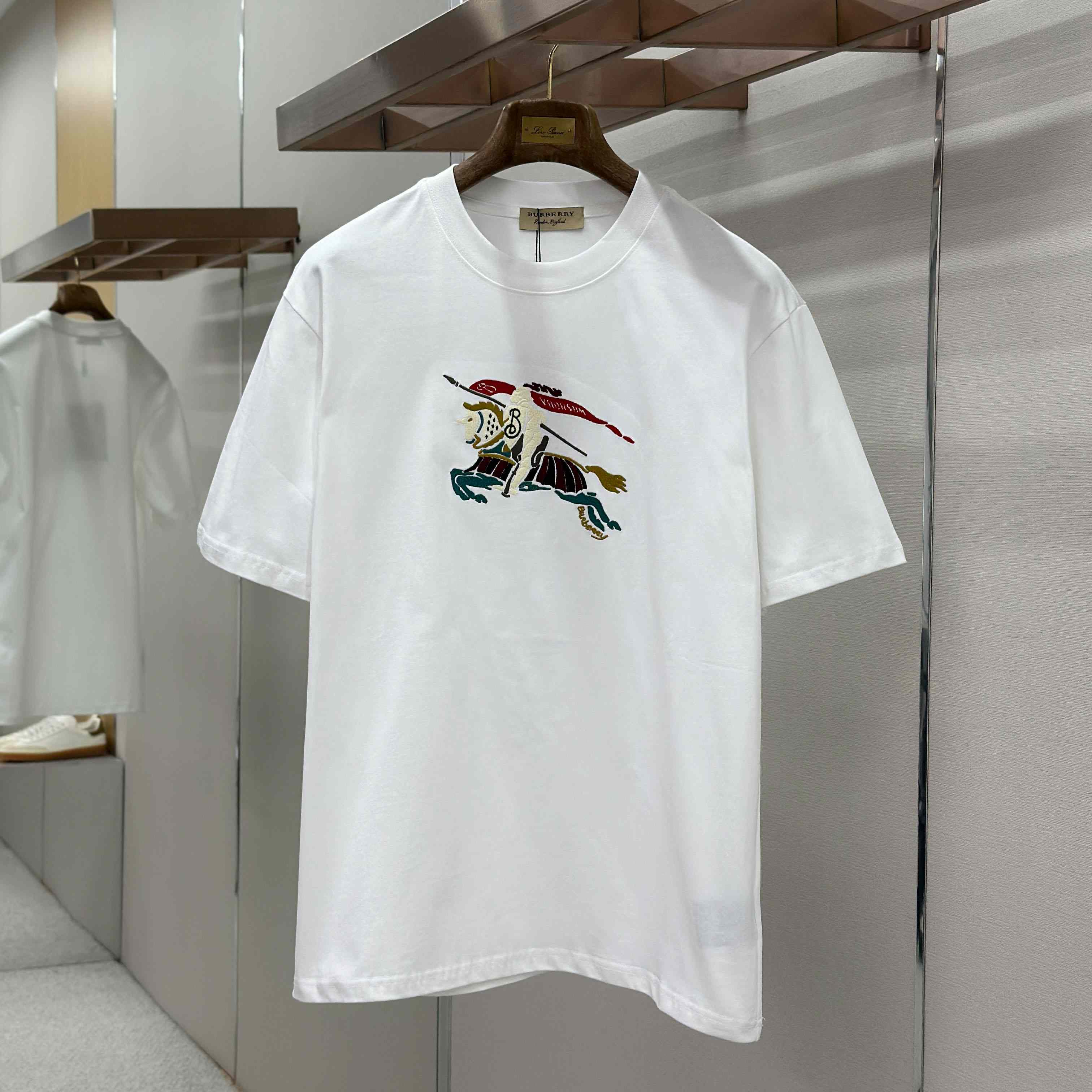 Burberry Knight Cotton T-shirt - FashionPlug