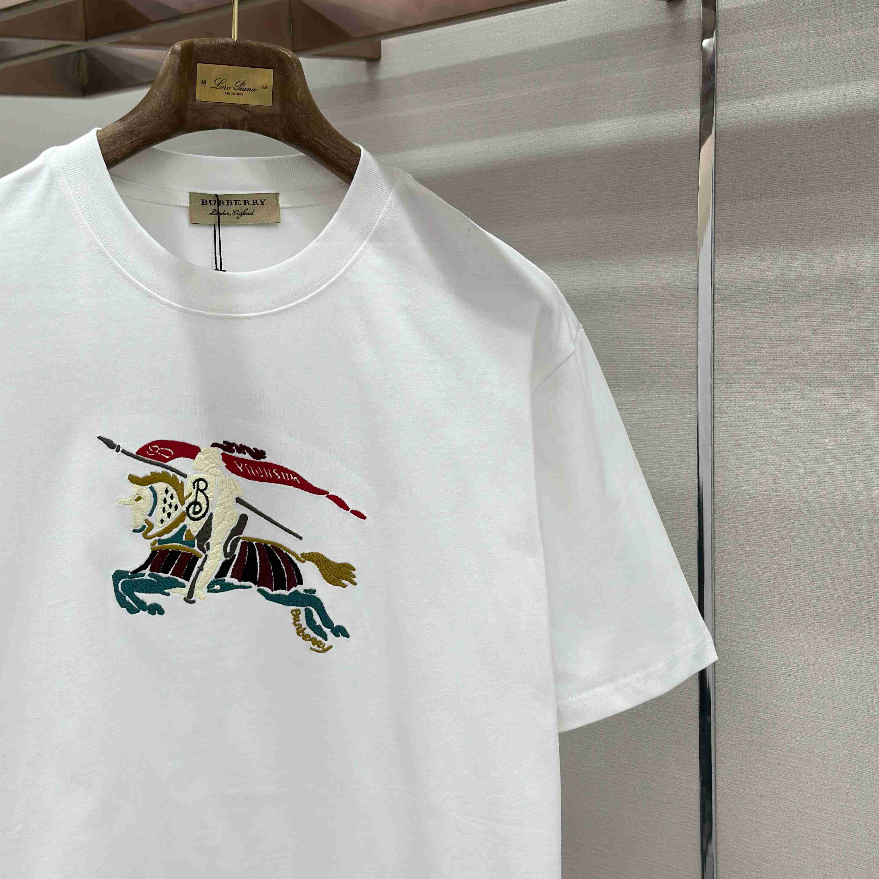 Burberry Knight Cotton T-shirt - FashionPlug