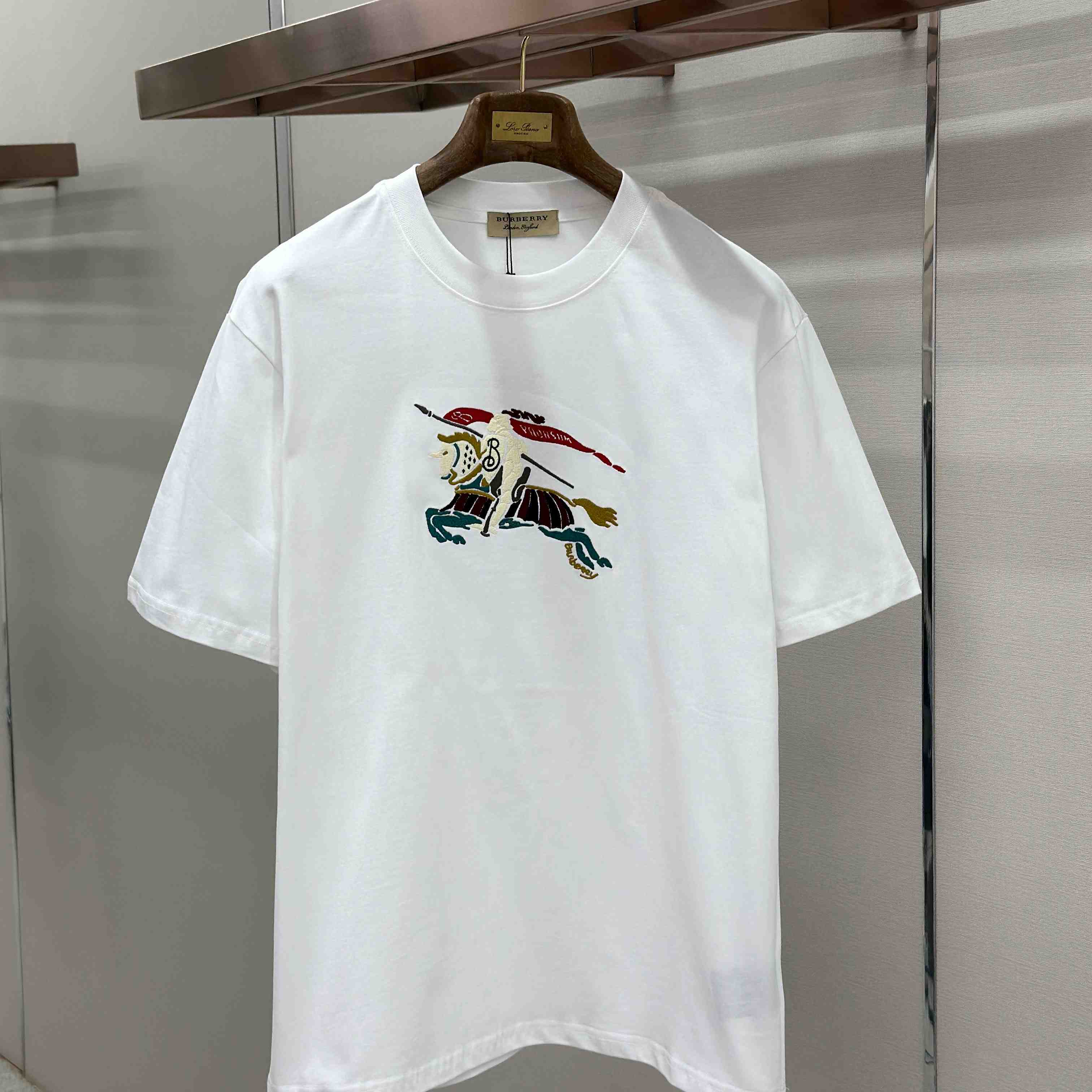 Burberry Knight Cotton T-shirt - FashionPlug