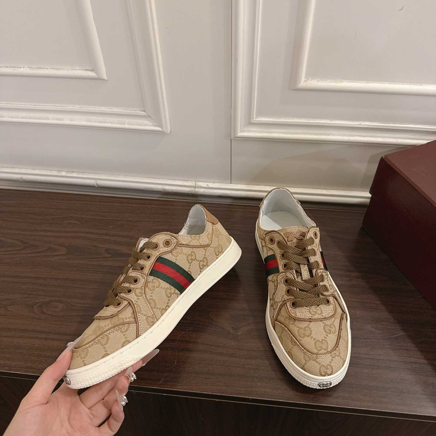 Gucci Stretch Low-Top Sneaker - FashionPlug