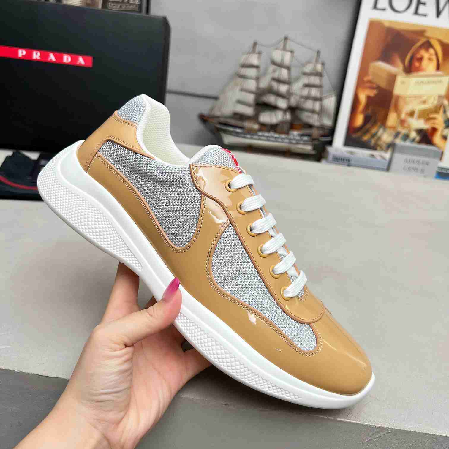 Prada America's Cup Sneakers - FashionPlug