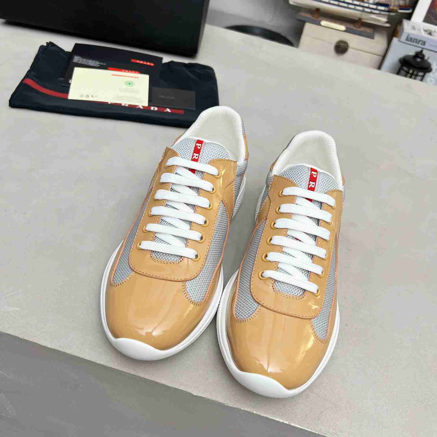Prada America's Cup Sneakers - FashionPlug