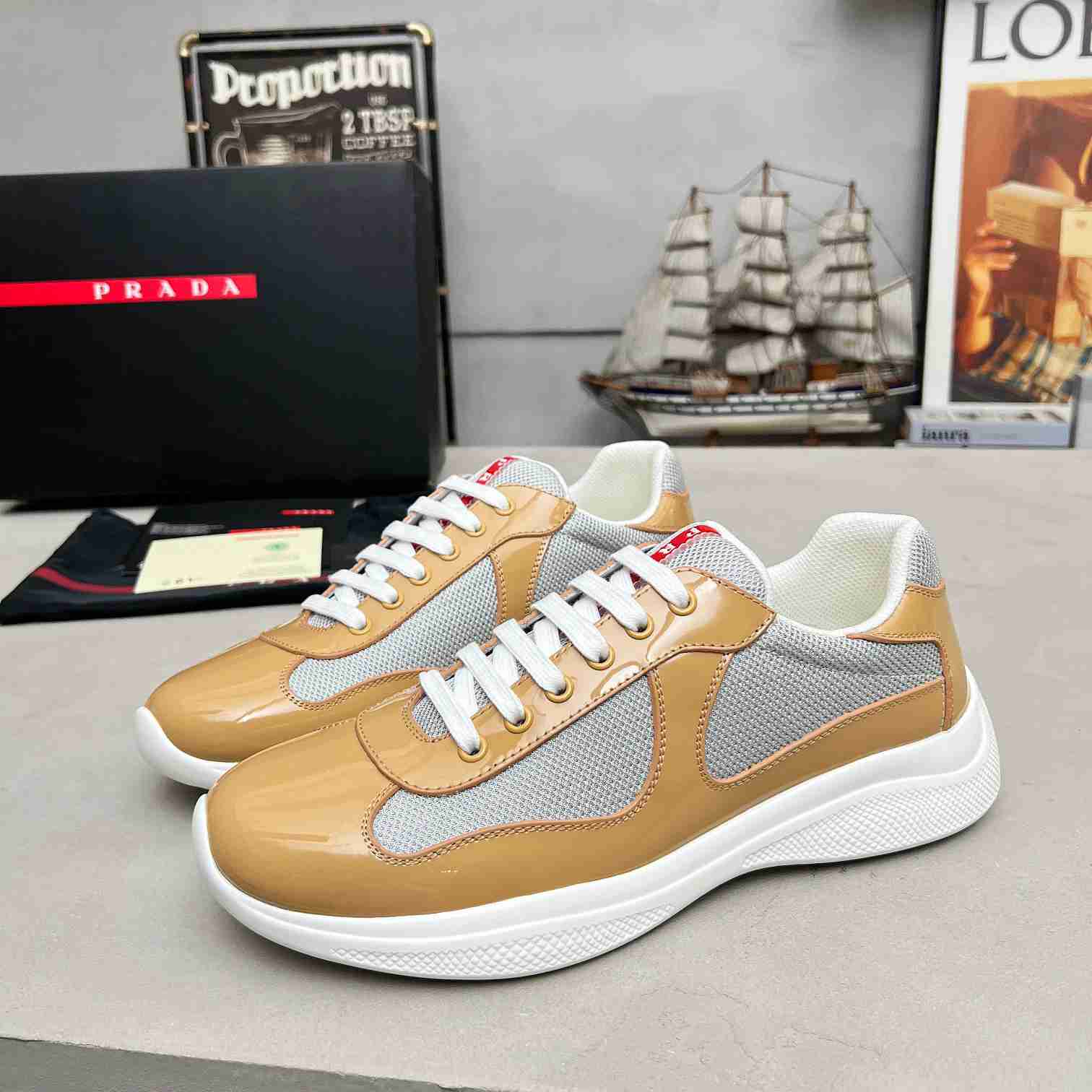 Prada America's Cup Sneakers - FashionPlug