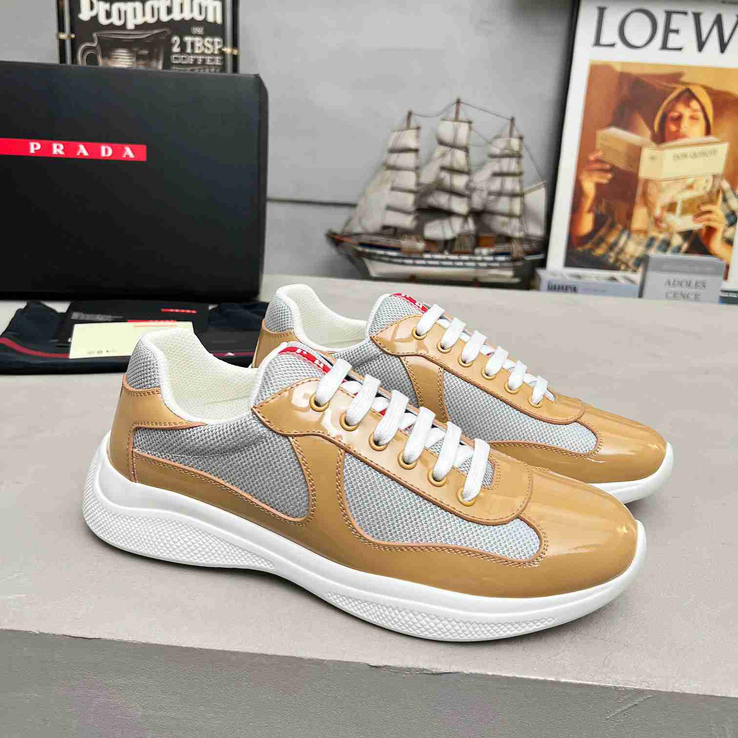 Prada America's Cup Sneakers - FashionPlug