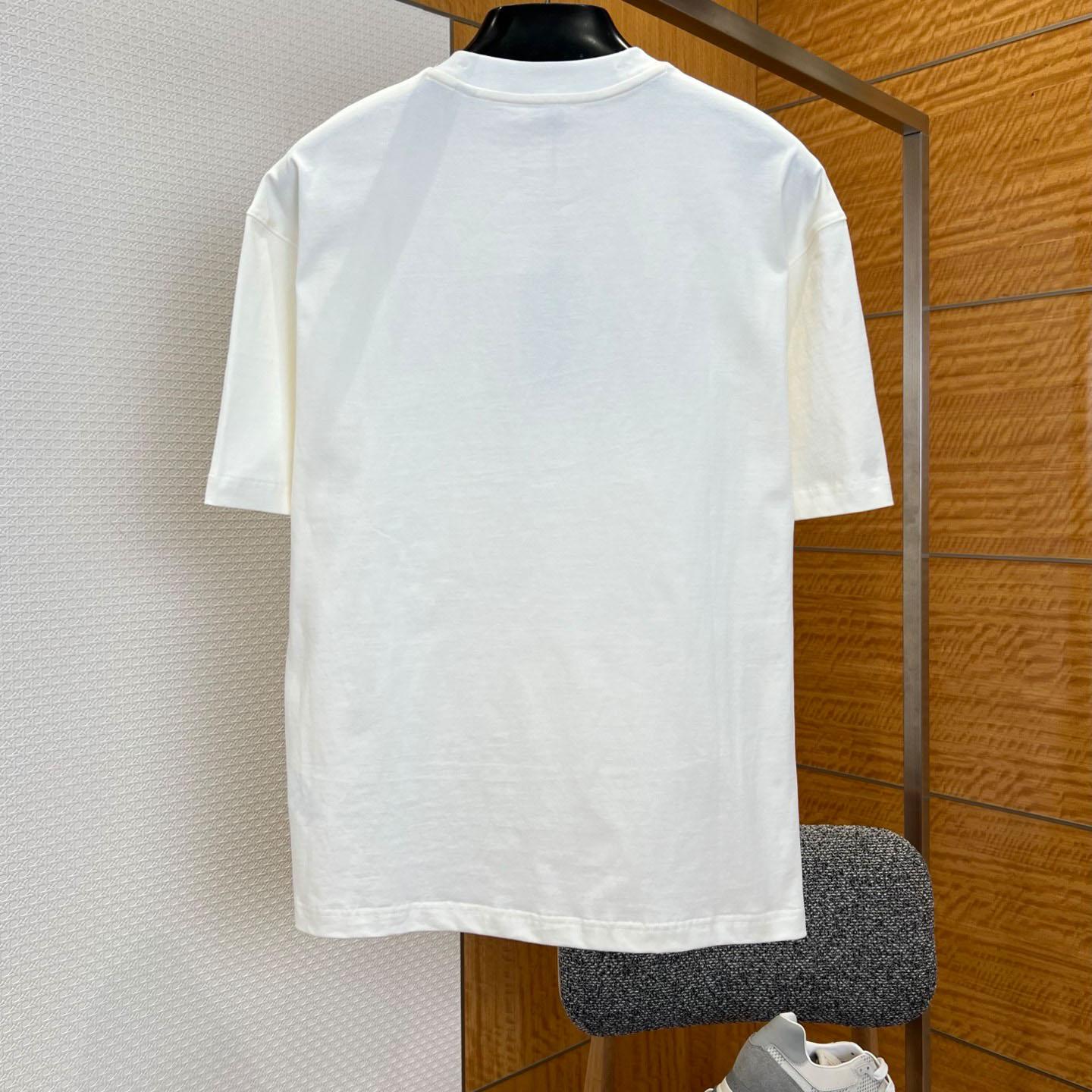 Burberry Check Knight Stamp Cotton T-shirt - FashionPlug