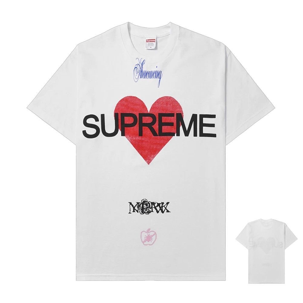 Supreme Announcing Tee 'White' - FashionPlug