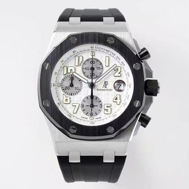 Audemars Piguet Royal Oak Offshore Steel Watch 42mm - FashionPlug