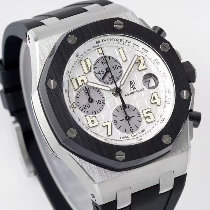 Audemars Piguet Royal Oak Offshore Steel Watch 42mm - FashionPlug