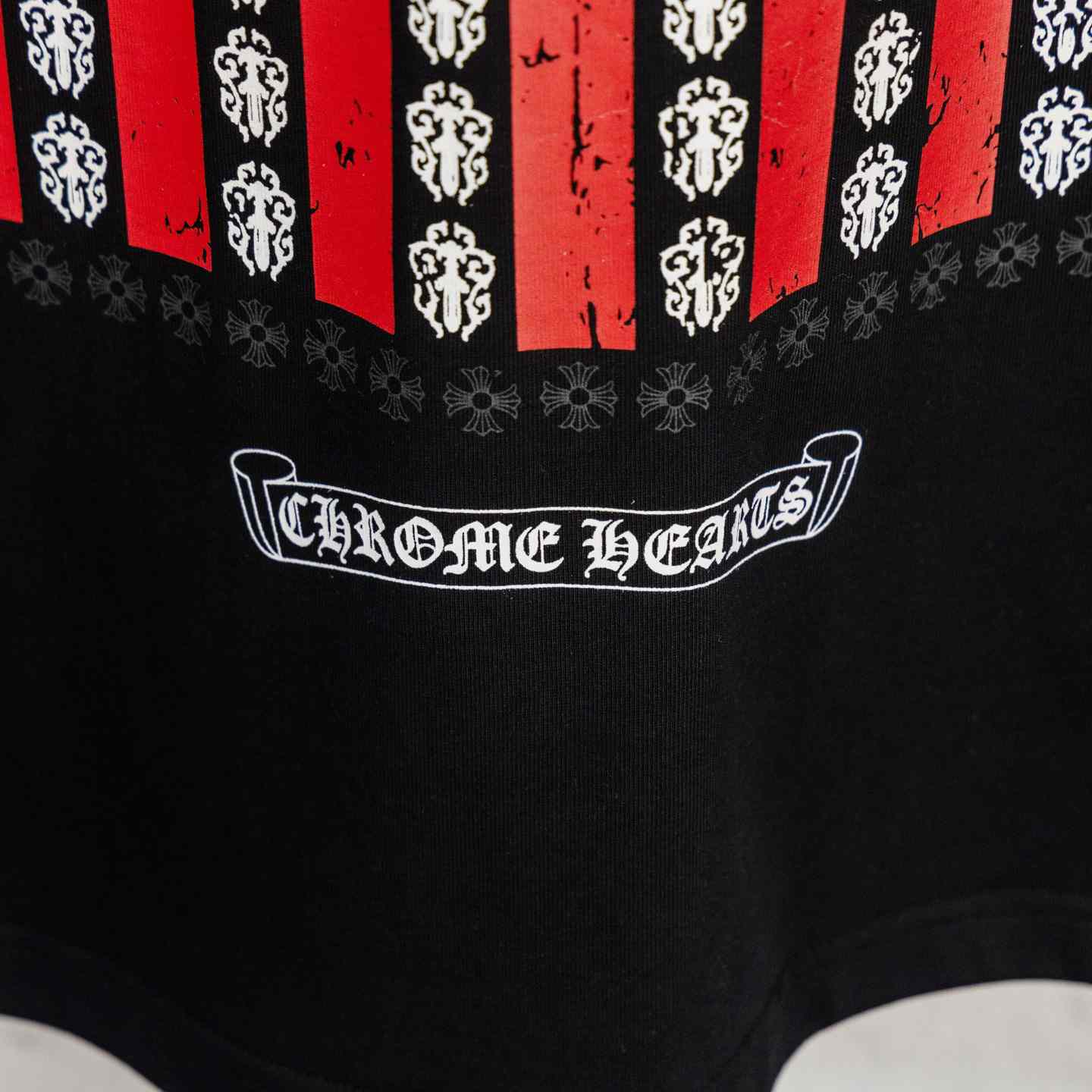 Chrome Hearts USA Flag Tee 'Black' - FashionPlug