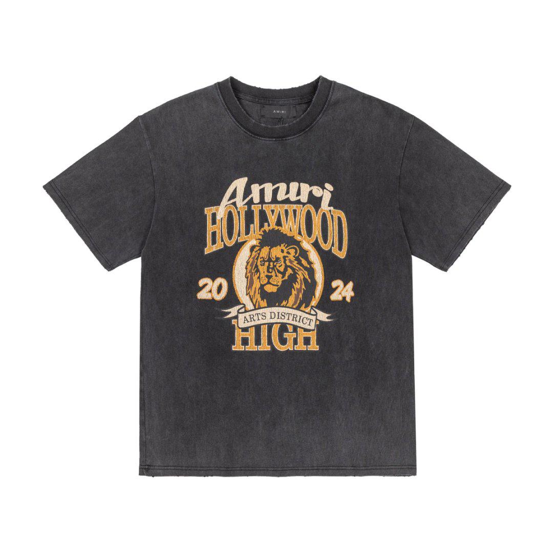 Amiri High Lion Skater Tee 'Black' - FashionPlug