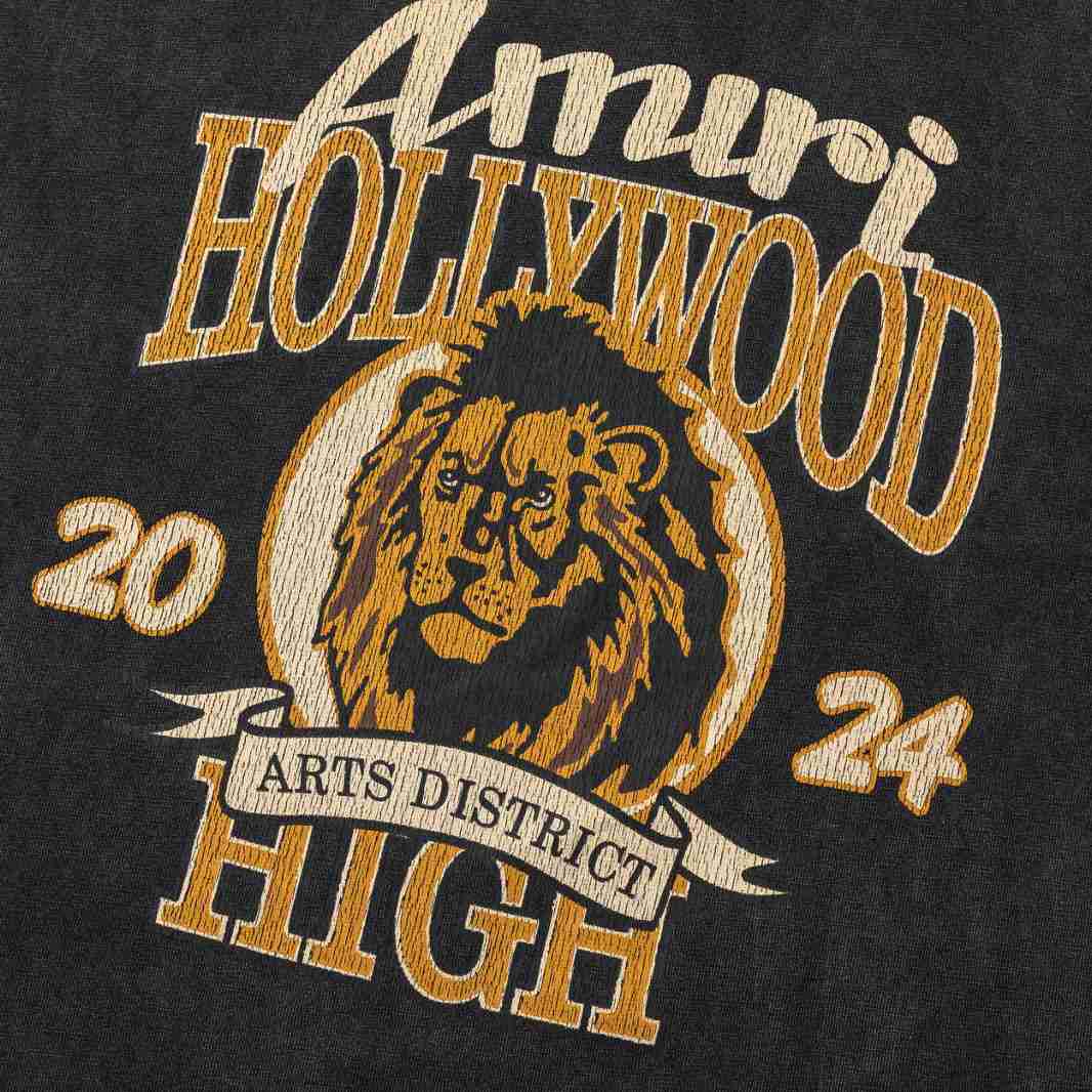 Amiri High Lion Skater Tee 'Black' - FashionPlug