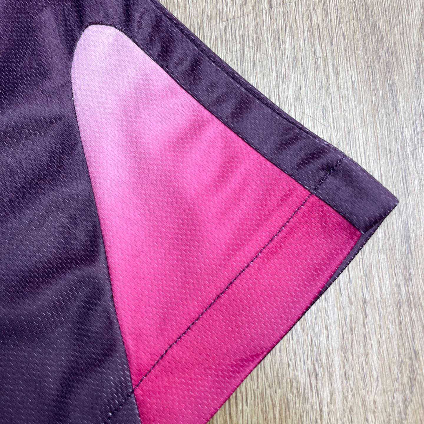 Casablanca Aubergine Gradient Short Sleeve Football Jersey   C1141 - FashionPlug