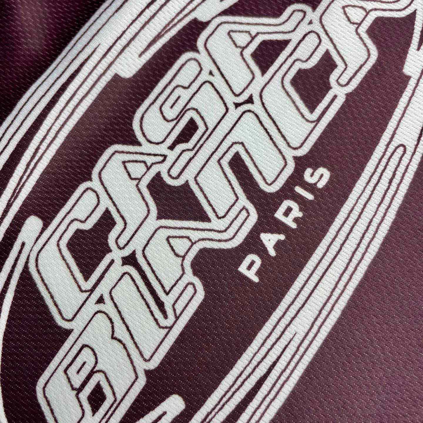Casablanca Aubergine Gradient Short Sleeve Football Jersey   C1141 - FashionPlug