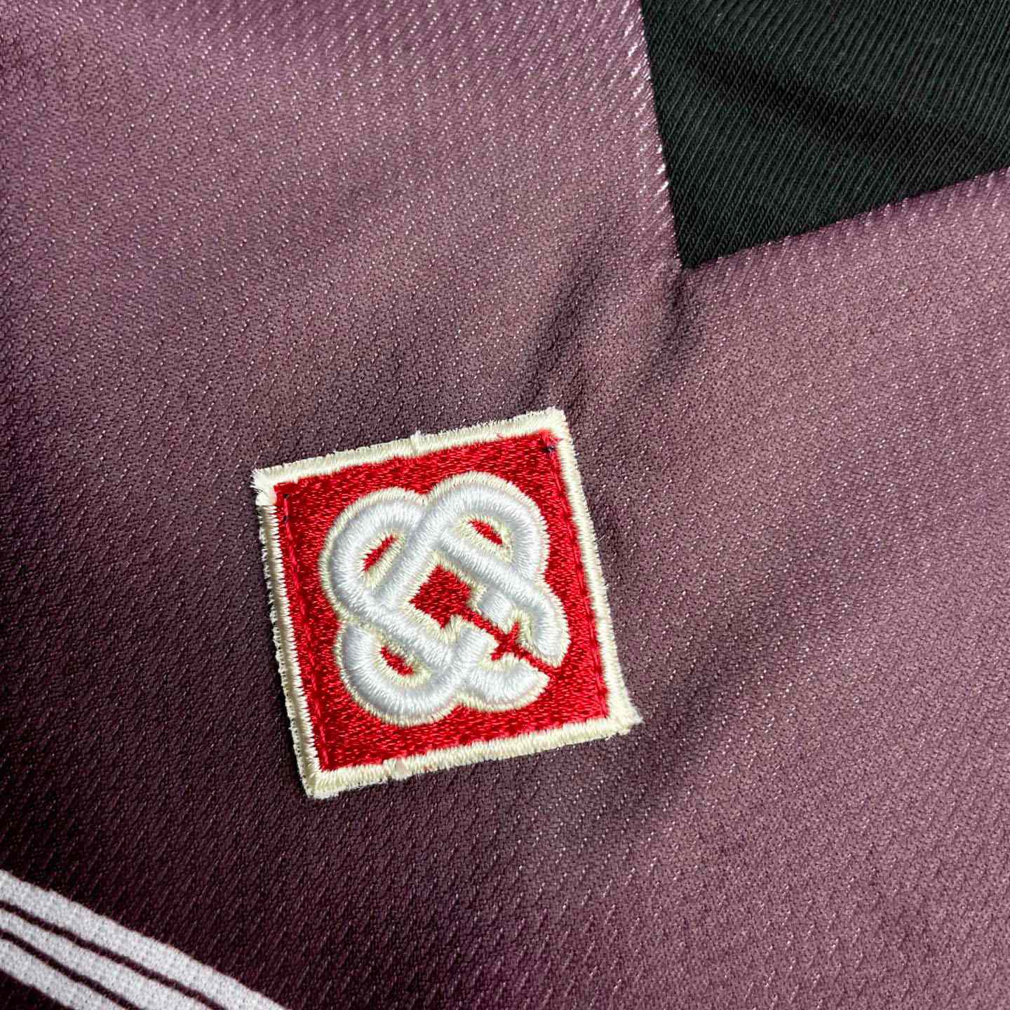 Casablanca Aubergine Gradient Short Sleeve Football Jersey   C1141 - FashionPlug