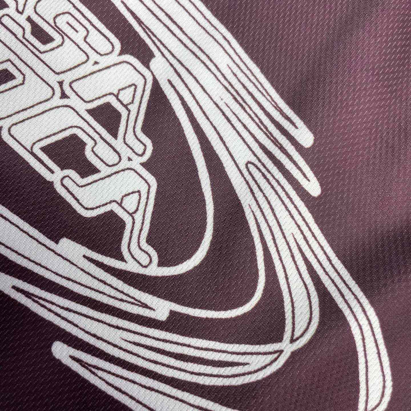 Casablanca Aubergine Gradient Short Sleeve Football Jersey   C1141 - FashionPlug