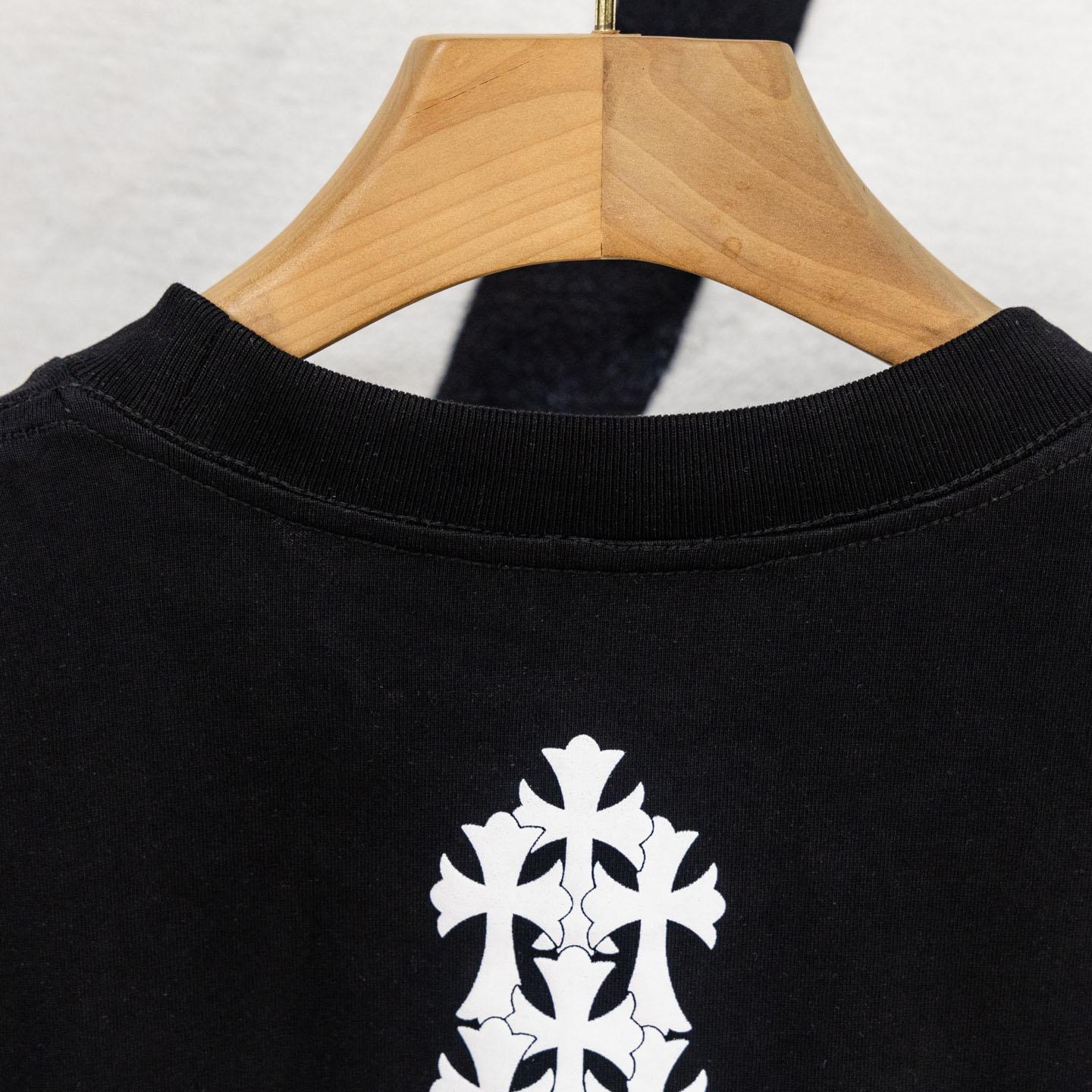 Chrome Hearts Cross Tire Tracks Pocket T-Shirt 'Black' - FashionPlug
