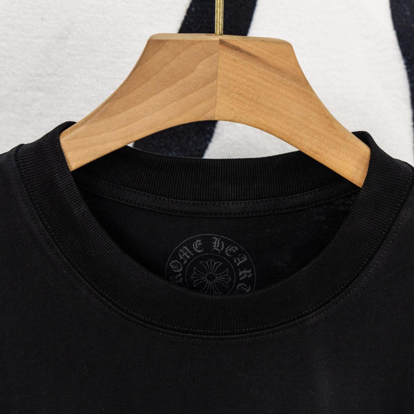 Chrome Hearts Cross Tire Tracks Pocket T-Shirt 'Black' - FashionPlug
