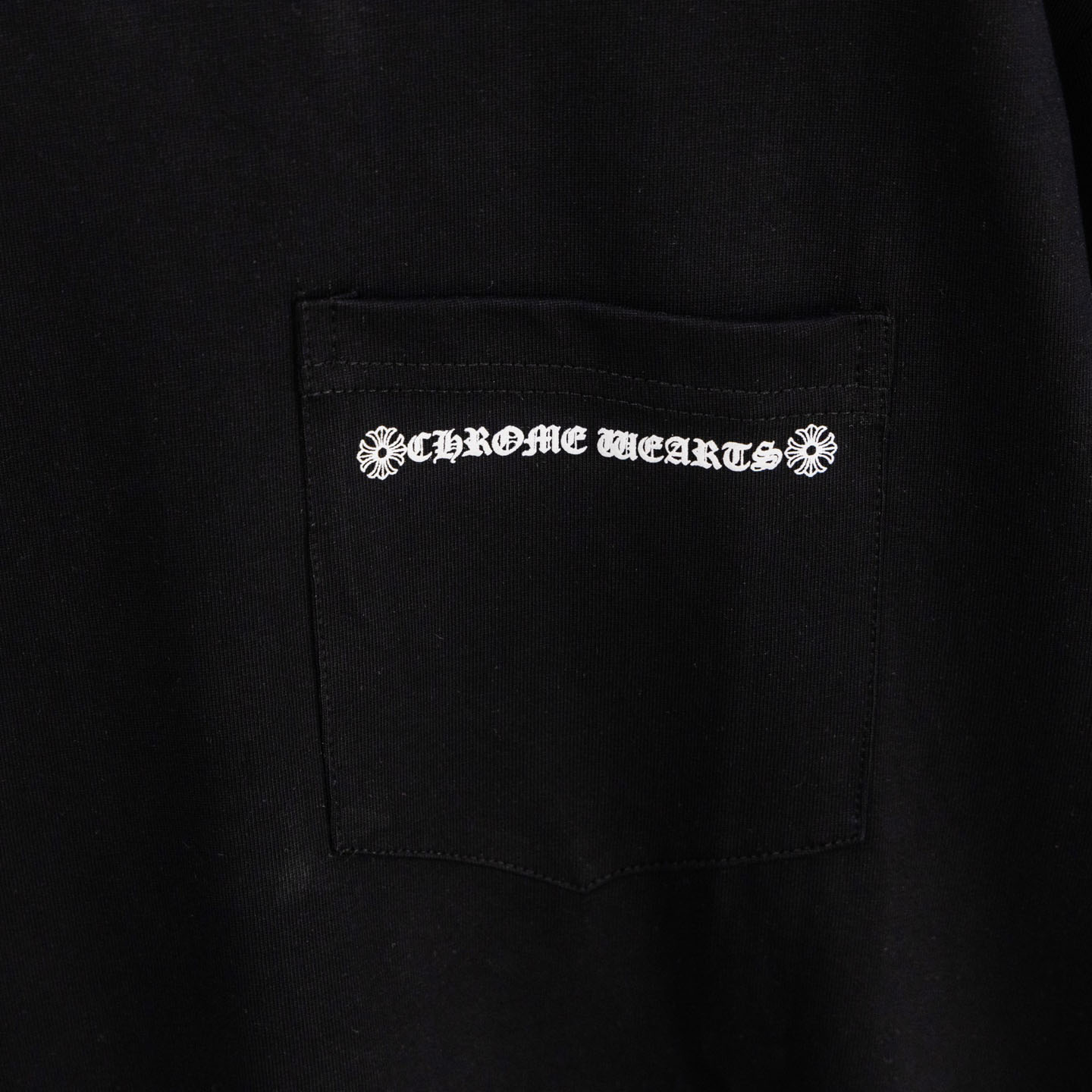 Chrome Hearts Cross Tire Tracks Pocket T-Shirt 'Black' - FashionPlug