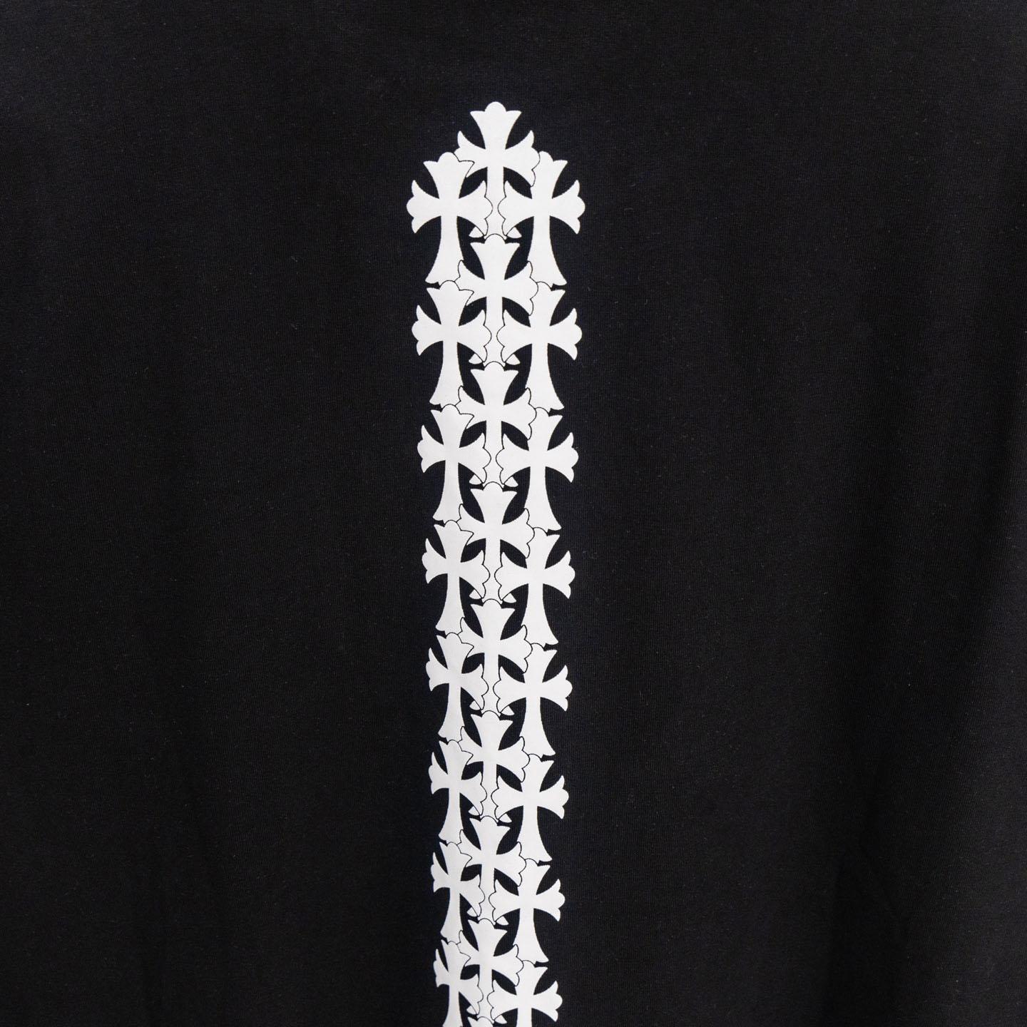Chrome Hearts Cross Tire Tracks Pocket T-Shirt 'Black' - FashionPlug