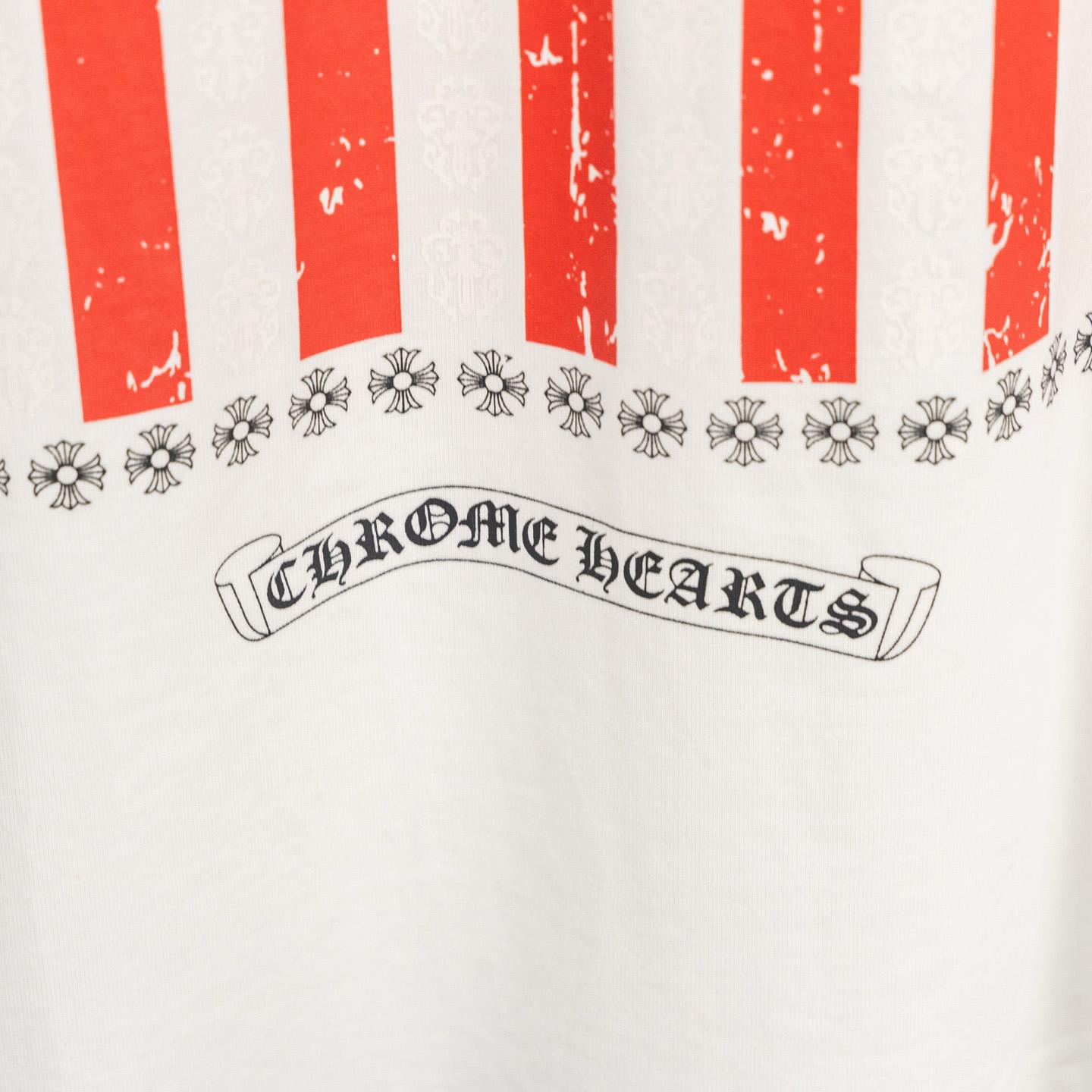 Chrome Hearts USA Flag Tee 'White' - FashionPlug
