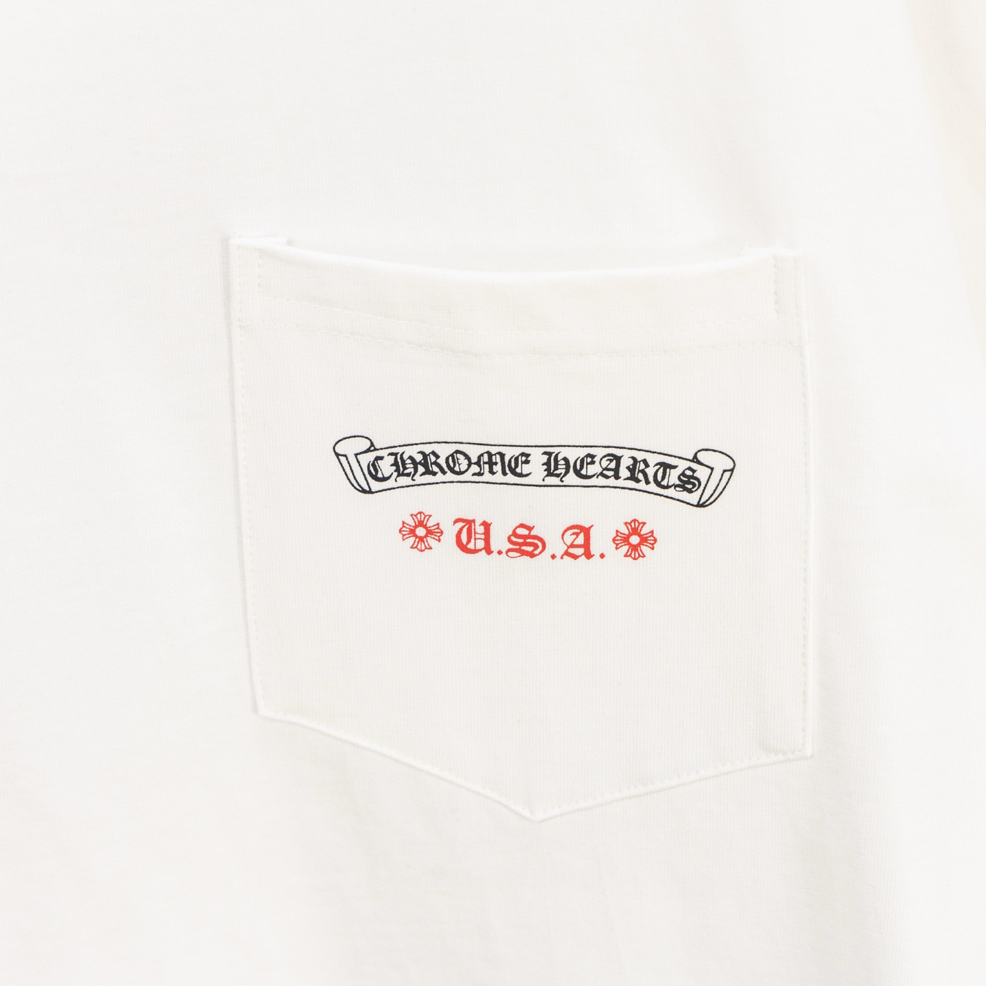Chrome Hearts USA Flag Tee 'White' - FashionPlug